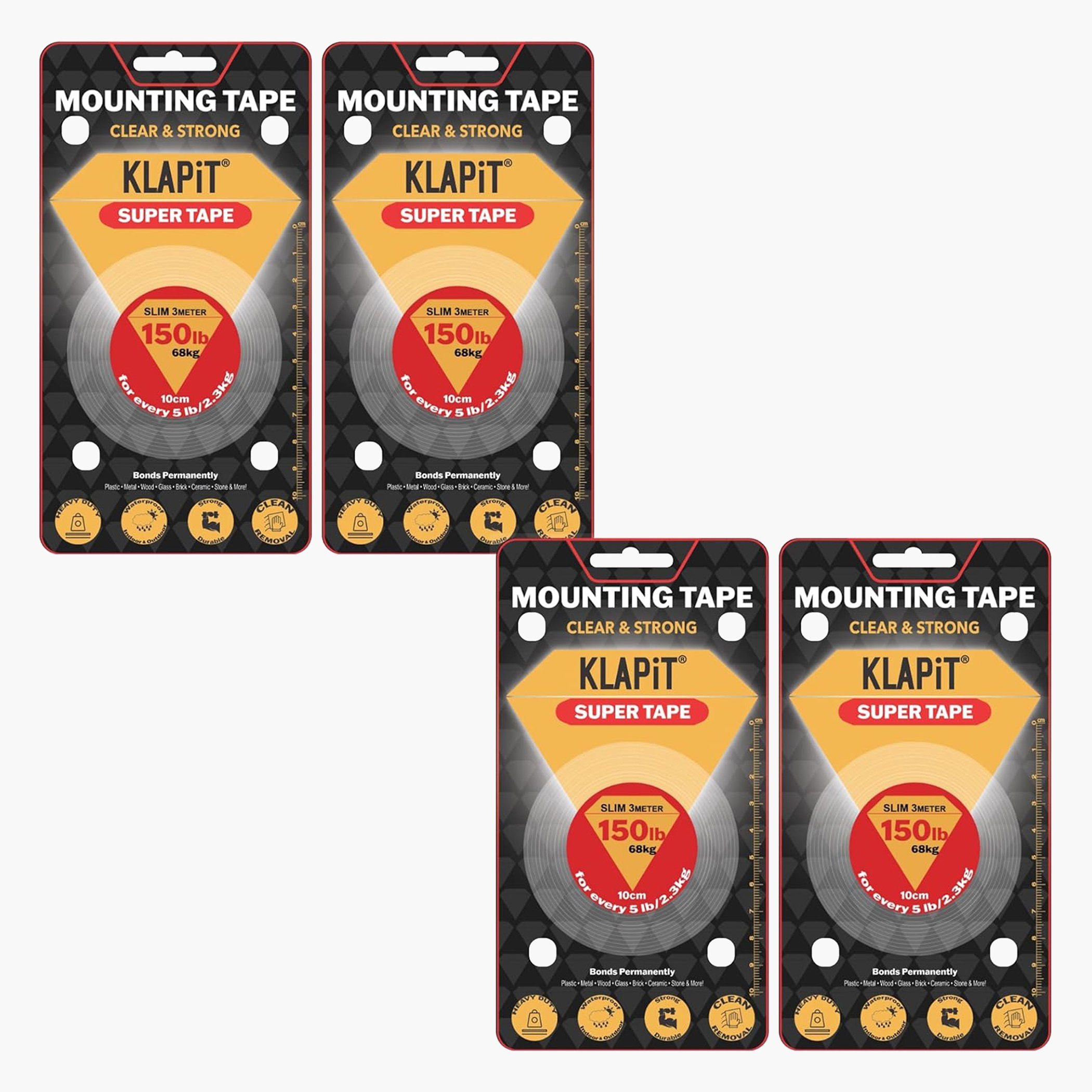 KLAPiT Slim Mounting Tape - 3 m-hbxdecorandfurnishings-homeaccessories-novelties-image-9
