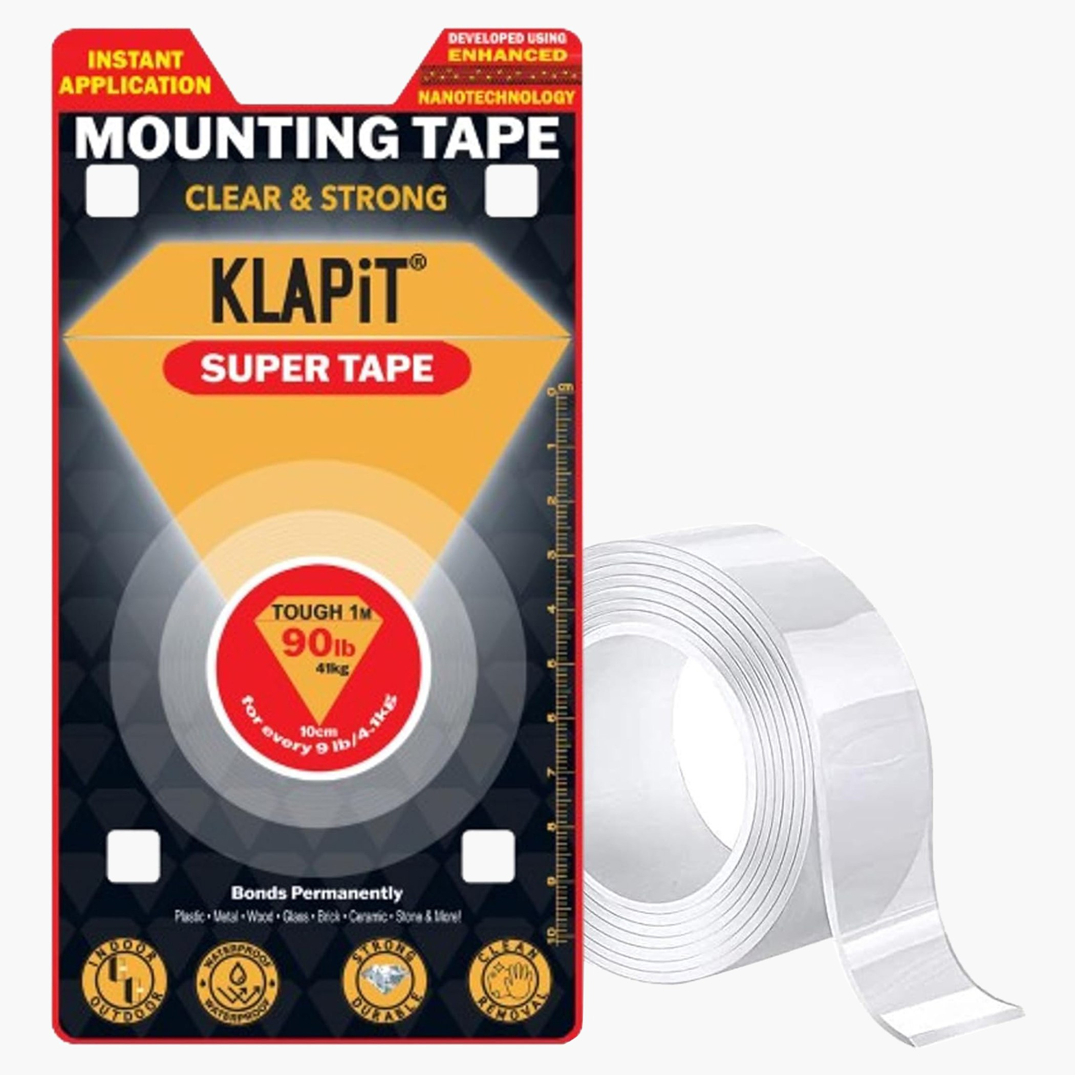 KLAPiT Tough Mounting Tape - 1 m-hbxdecorandfurnishings-homeaccessories-novelties-image-9