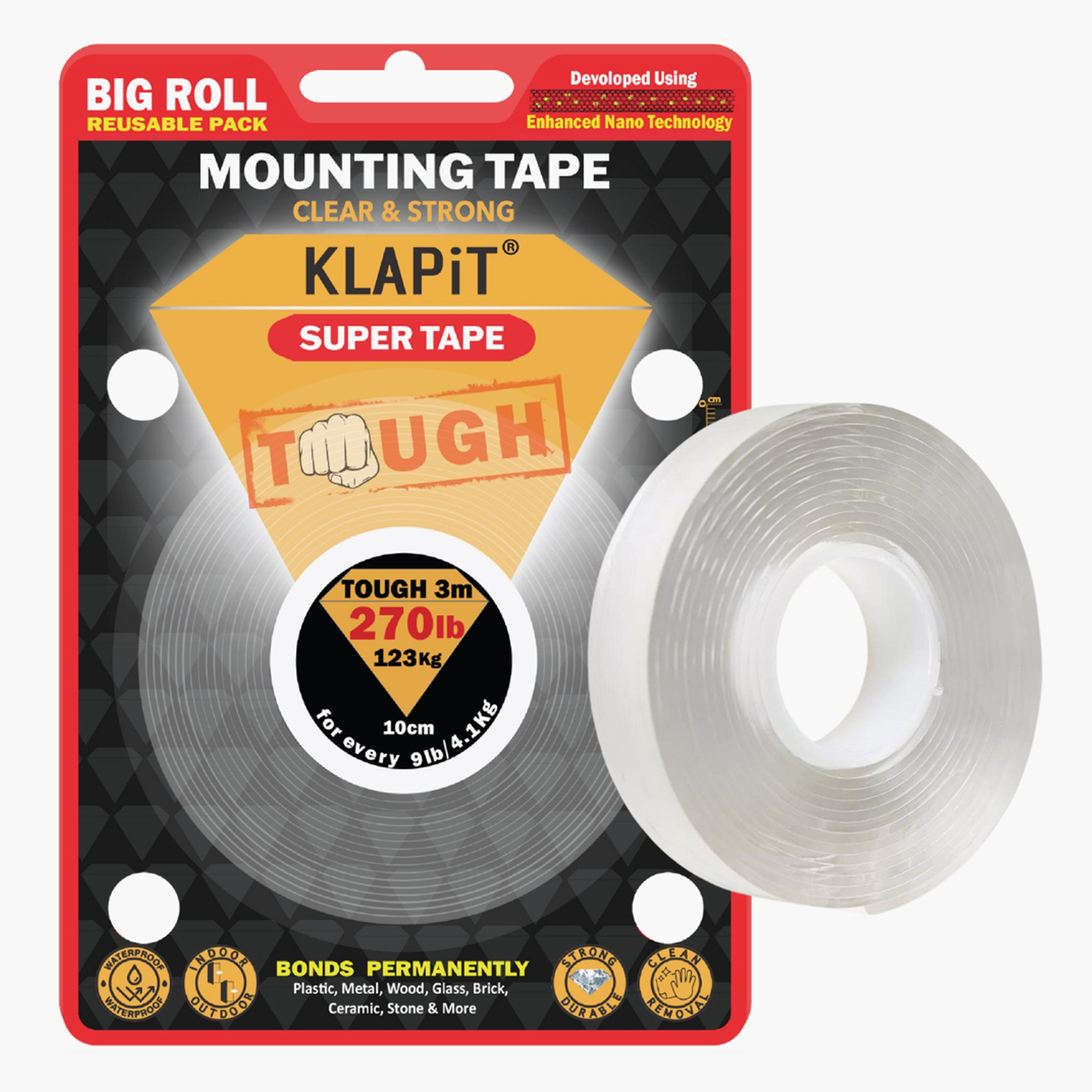 KLAPiT Tough Super Tape - 3 m-hbxdecorandfurnishings-homeaccessories-novelties-image-13