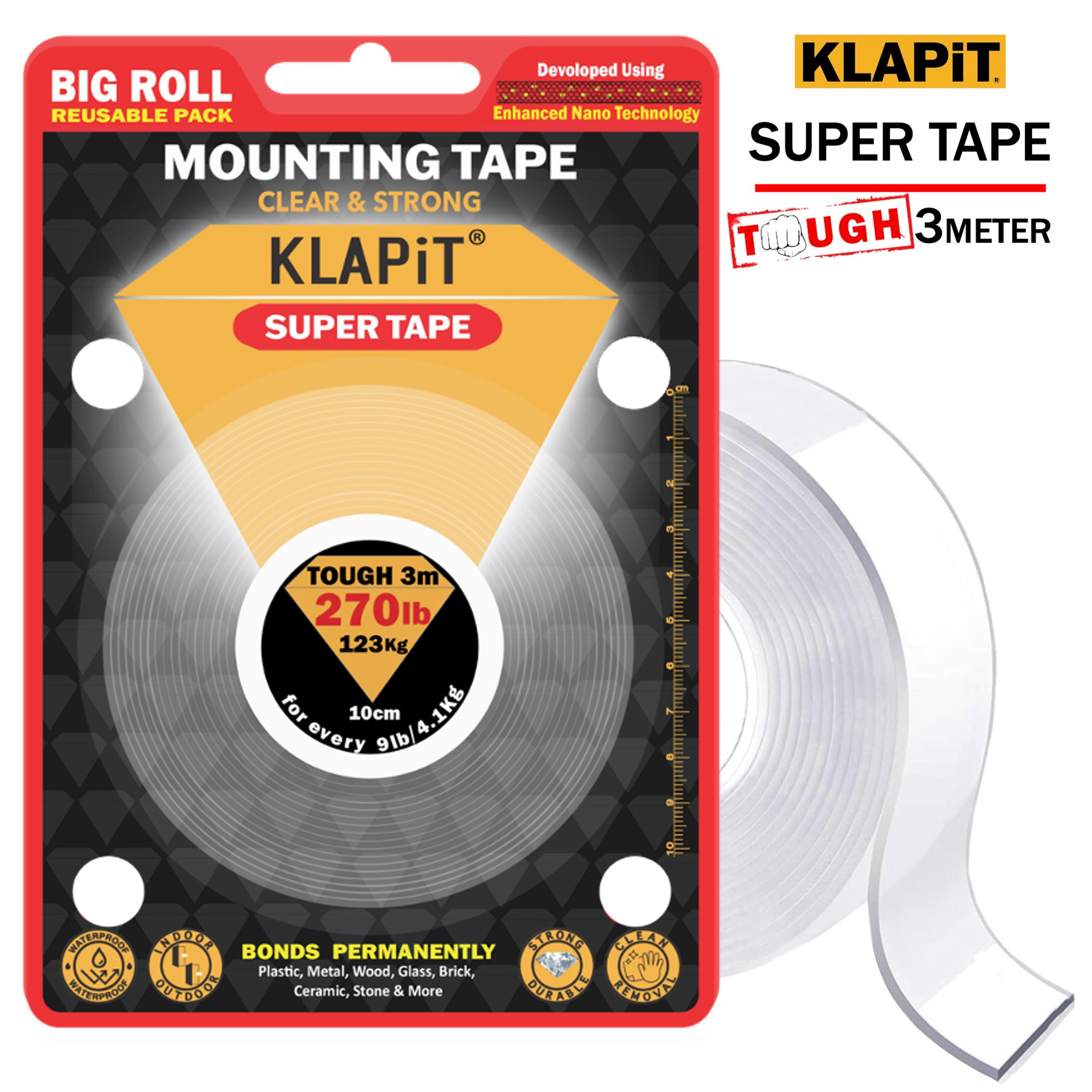 KLAPiT Tough Super Tape - 3 m-hbxdecorandfurnishings-homeaccessories-novelties-image-5