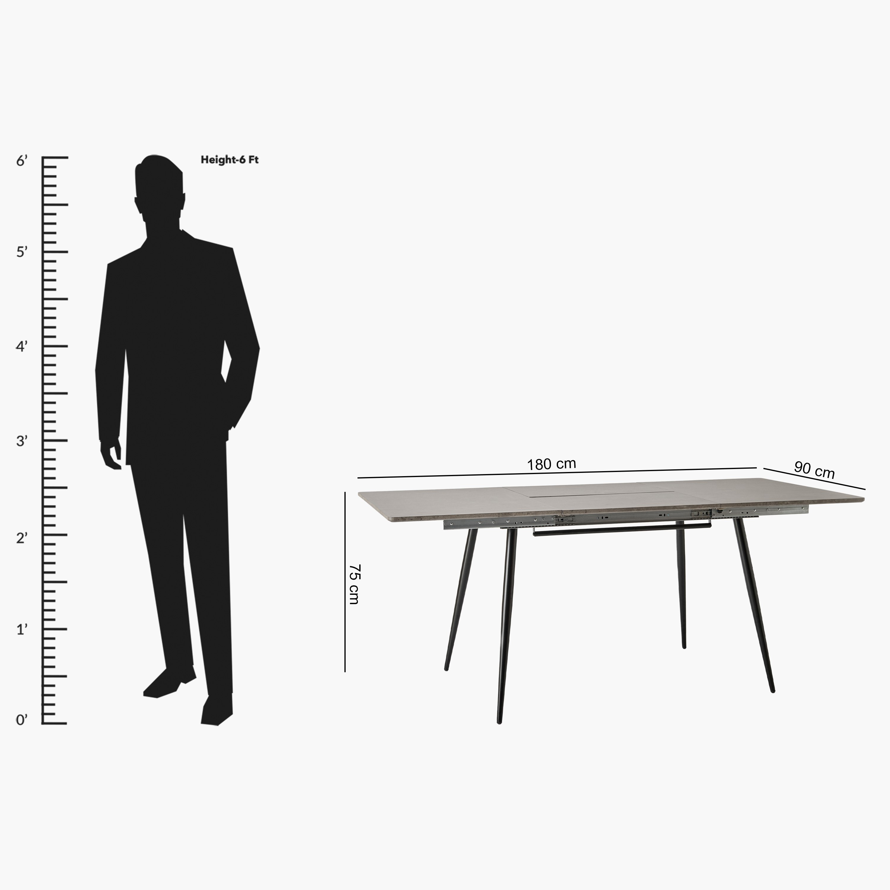 Replica 4-6 Seater Extendable Dining Table-hbxdiningroom-diningtablesandsets-diningtables-sixseater-image-14
