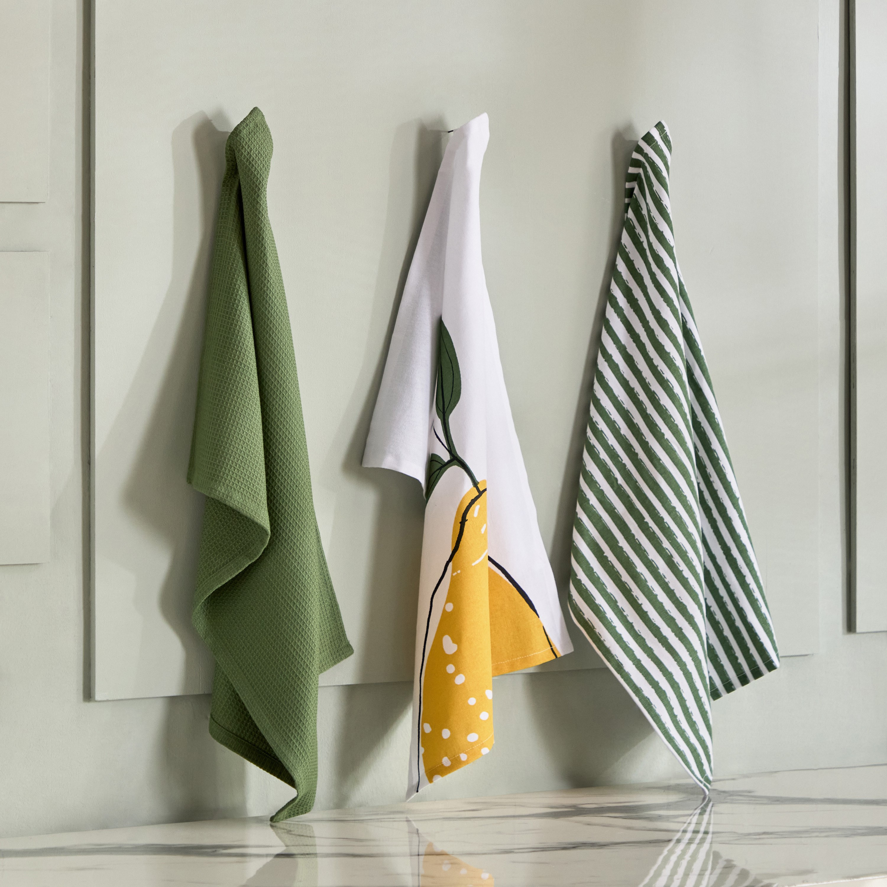 طقم مناشف مطبخ 3 قطع من سنازي - 40x60 سم-hbxhomeware-kitchenware-kitchenlinens-image-1