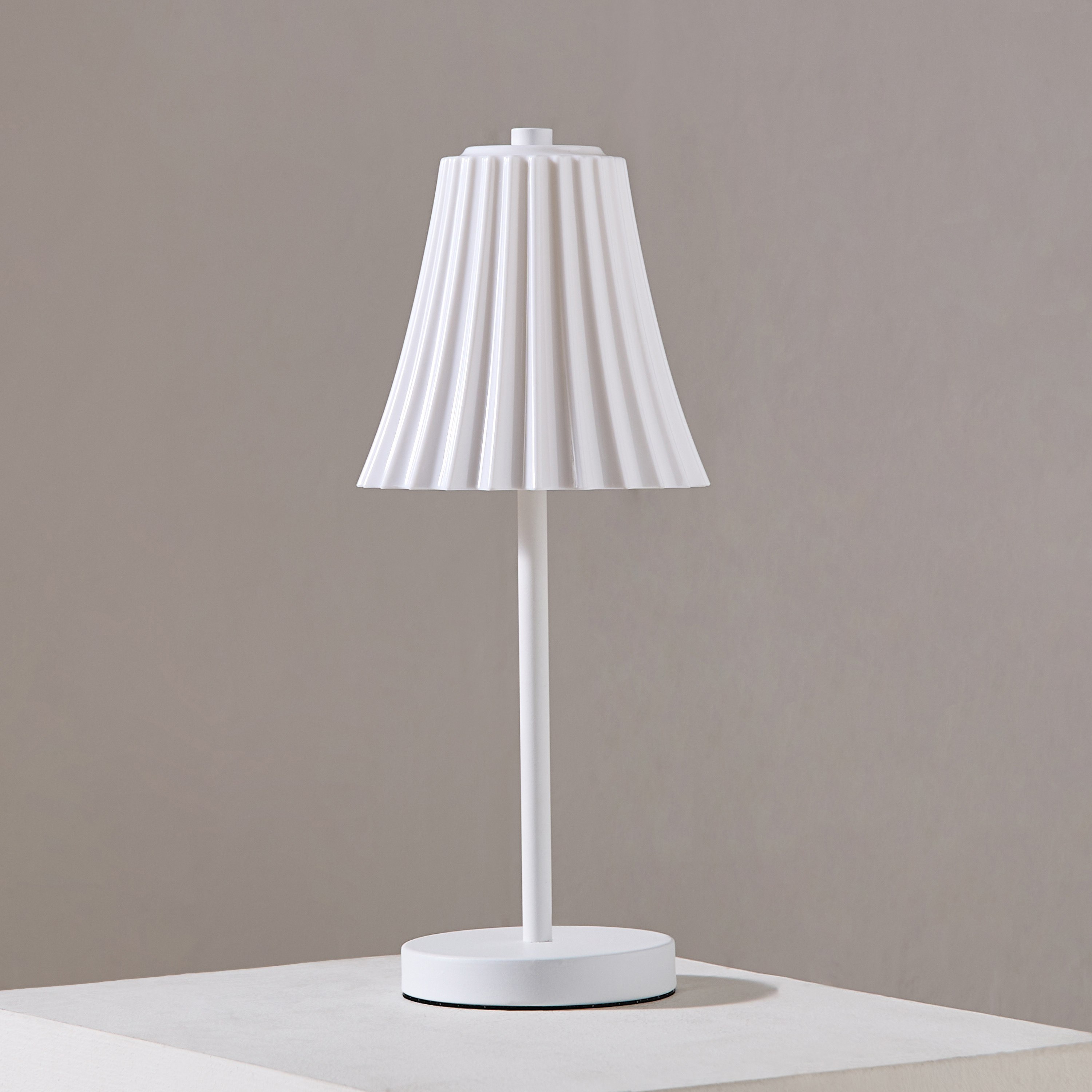 Sega 3-Colour Metal LED Table Lamp - 14x14x34 cm-hbxbedroom-lighting-tablelamps-image-1