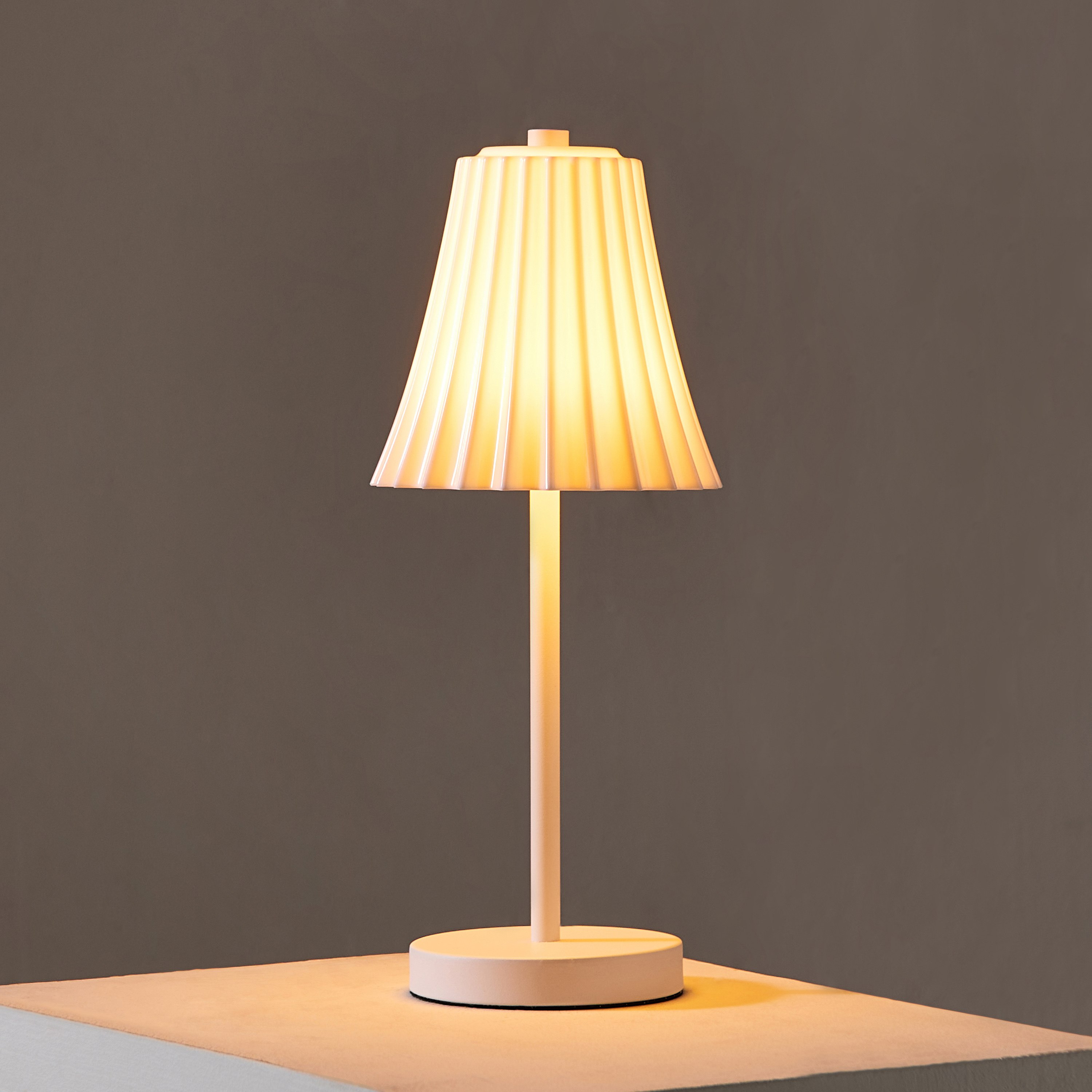 Sega 3-Colour Metal LED Table Lamp - 14x14x34 cm-hbxbedroom-lighting-tablelamps-image-3