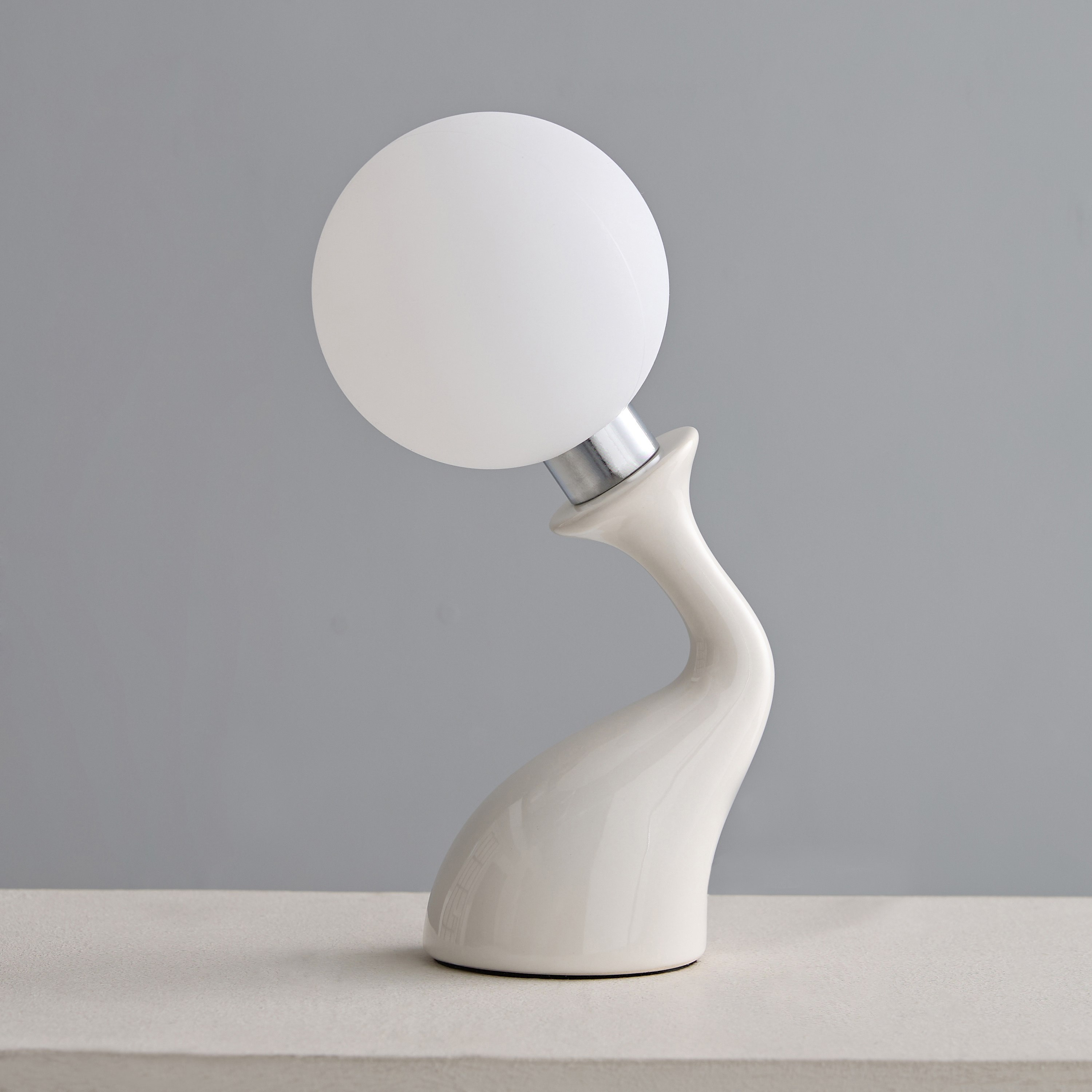 Sega Ceramic Table Lamp with Shade and USB Power Port  - 13x10x22.5 cm-hbxbedroom-lighting-tablelamps-image-1