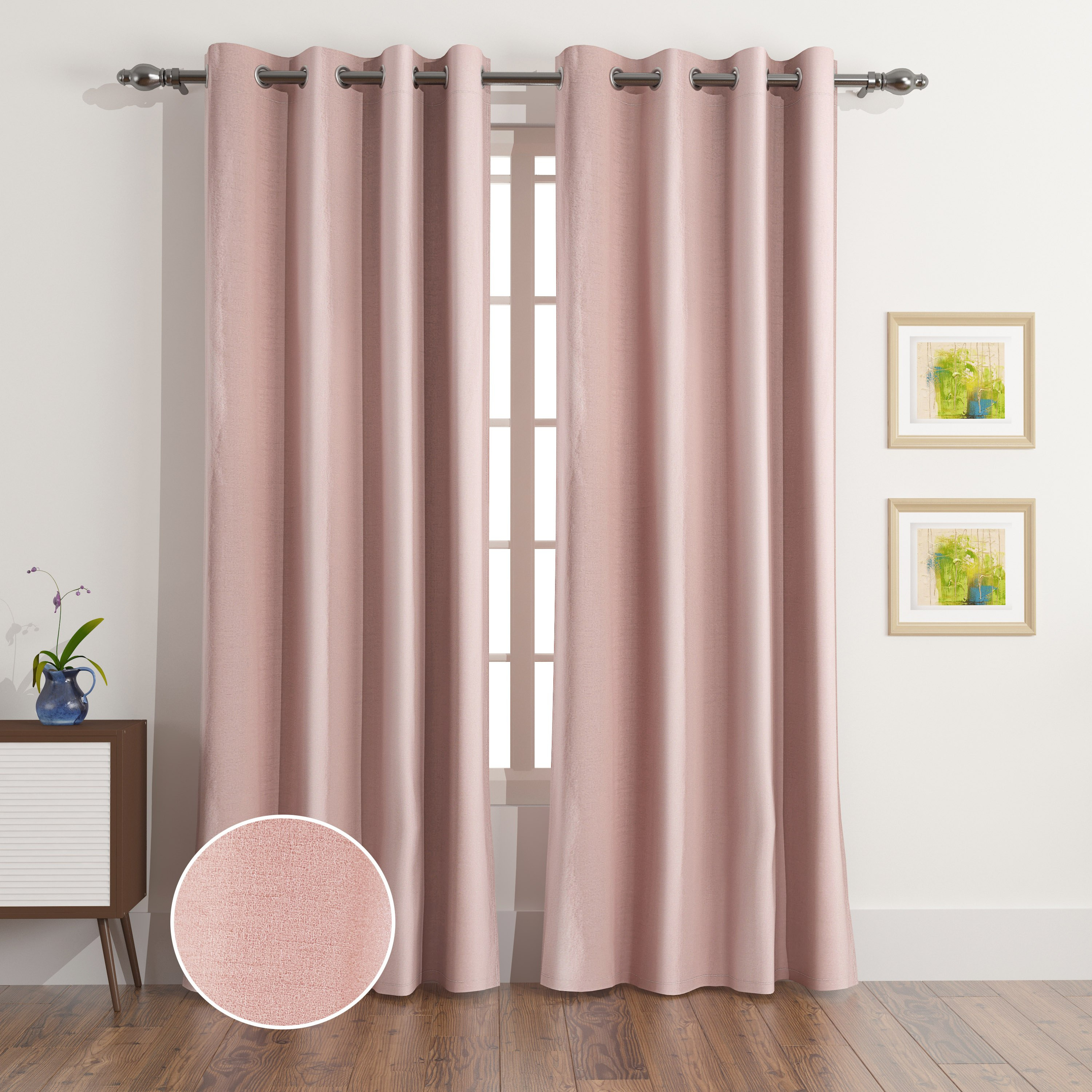 Dolorez Soho 2-Piece Jacquard Curtain Set - 135x280 cm-hbxhomeware-hbxdecorandfurnishings-image-1