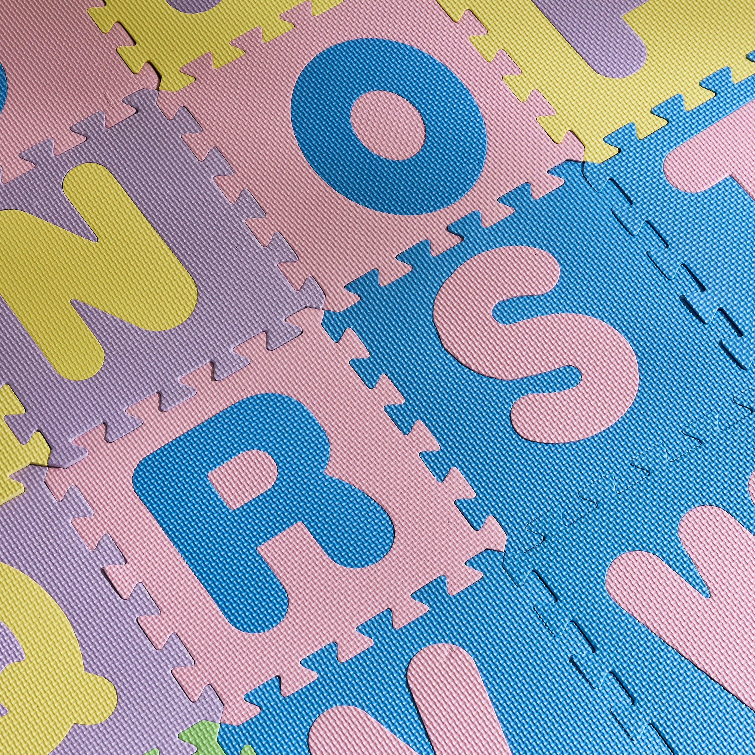 Mystify Foam 26-Piece Playmat Alphabet with Cutout Mat Set - 30x30x1 cm-hbxhomeware-hbxkidsandyouth-image-2