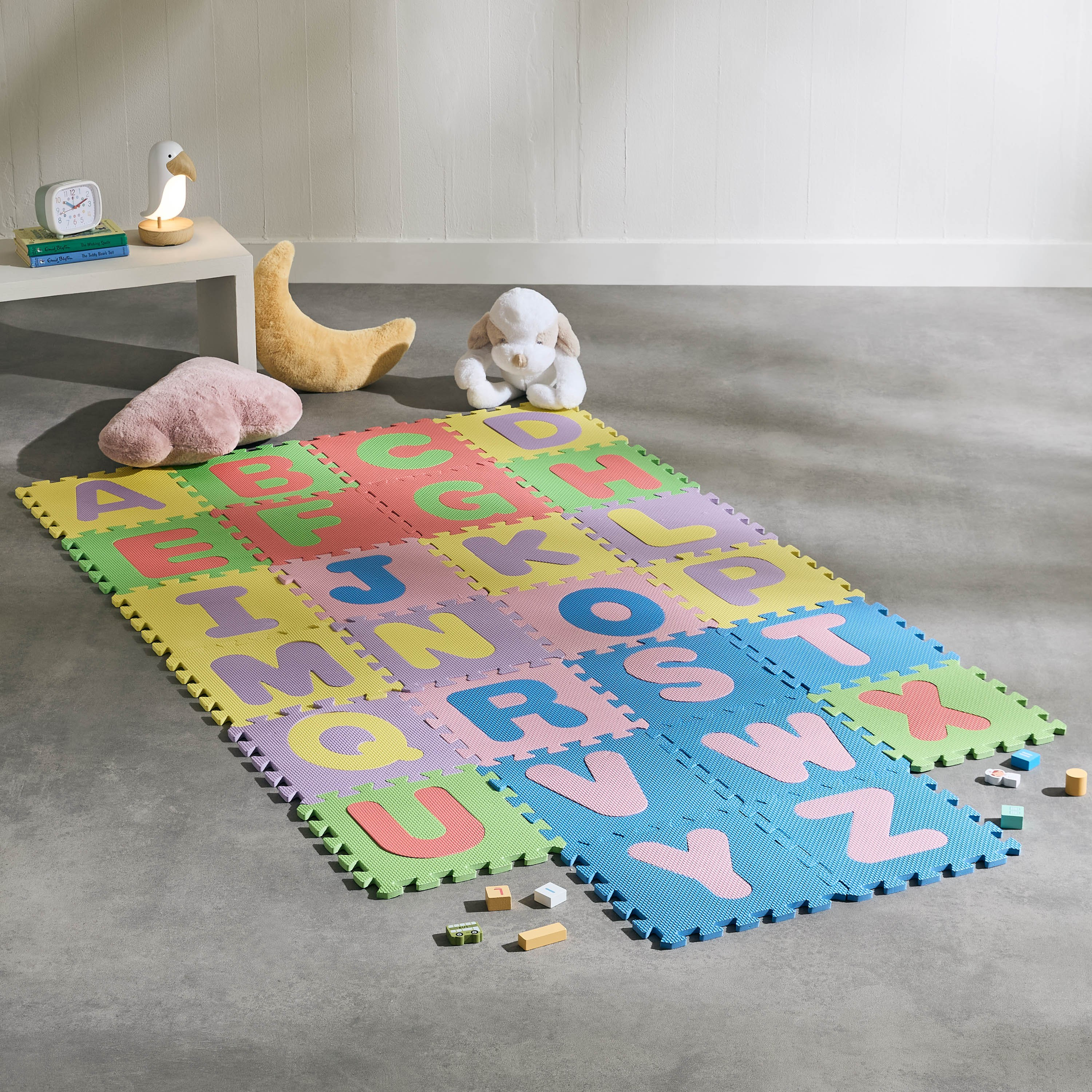 Mystify Foam 26-Piece Playmat Alphabet with Cutout Mat Set - 30x30x1 cm-hbxhomeware-hbxkidsandyouth-image-4