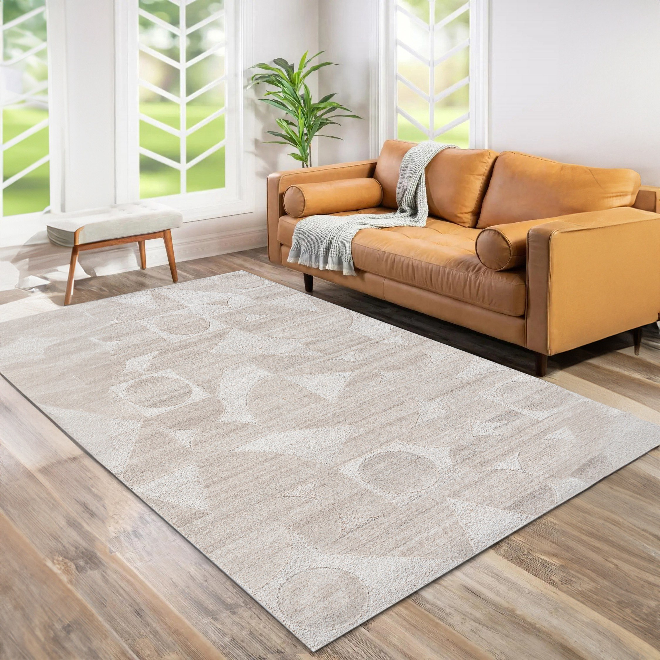سجادة صوف معنقدة يدويًا بونيتا من قصبة - 120×170 سم-hbxdecorandfurnishings-floorcoverings-rugs-image-1