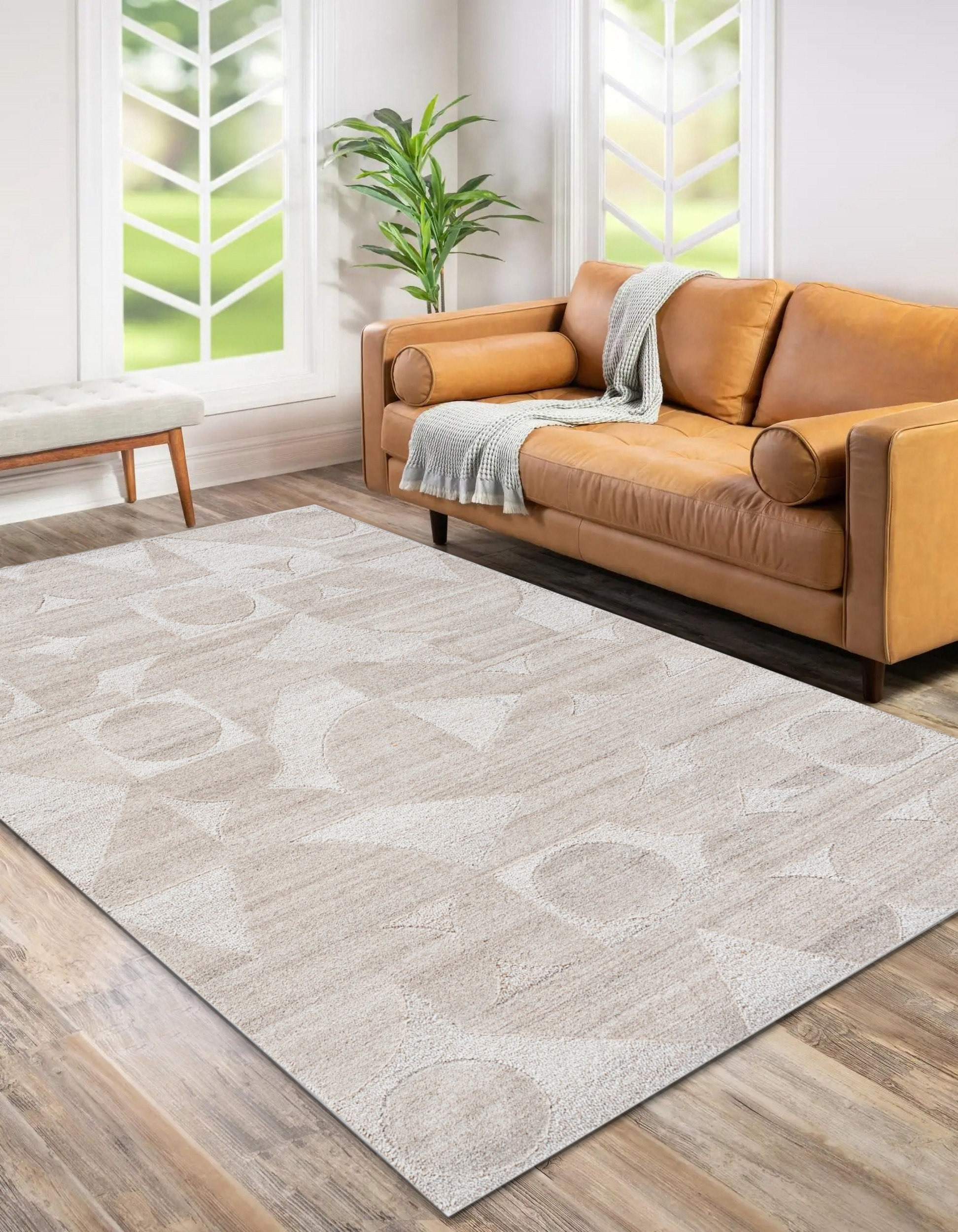 سجادة صوف معنقدة يدويًا بونيتا من قصبة - 160x230×170 سم-hbxdecorandfurnishings-floorcoverings-rugs-image-1