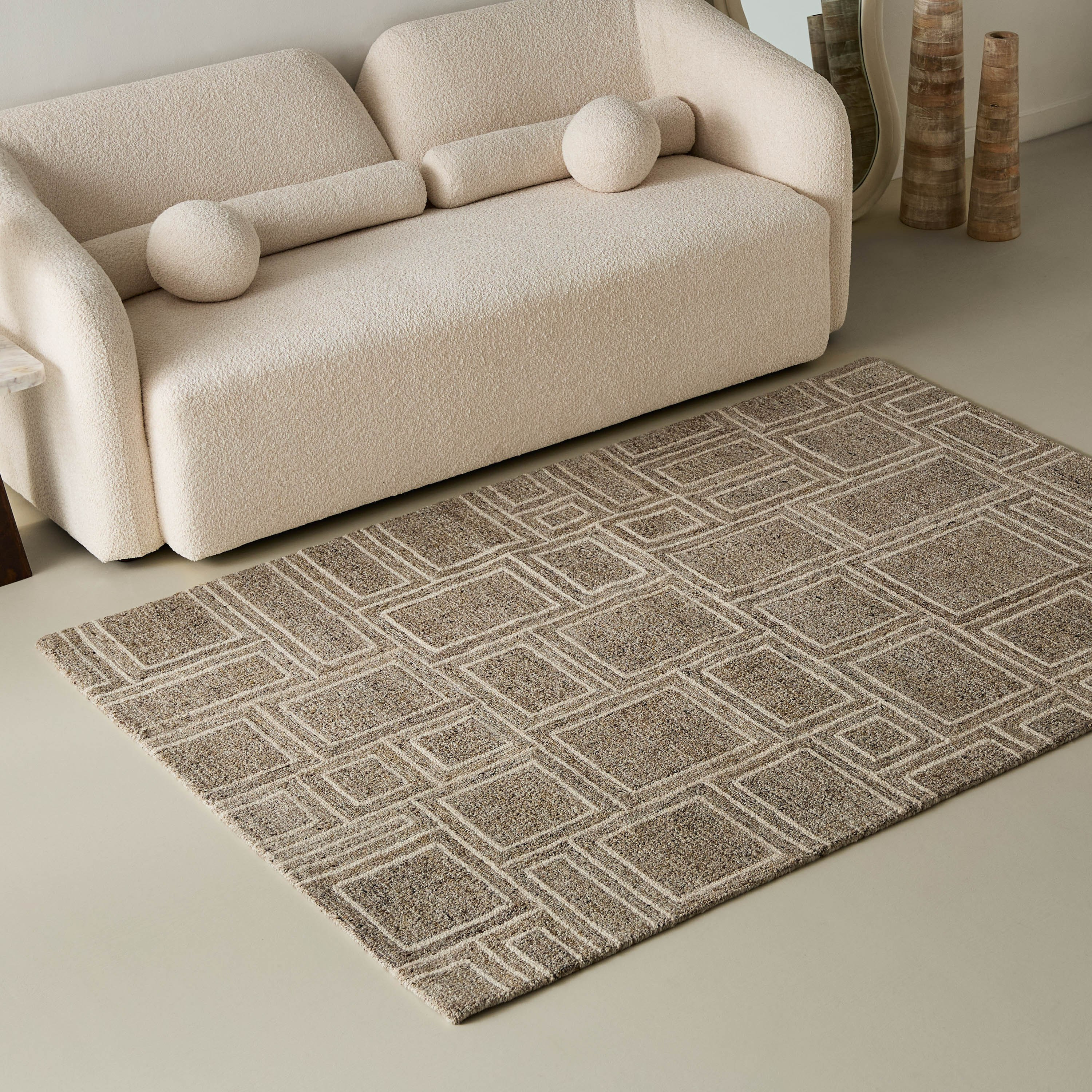 سجادة صوف مصنوعة يدويًا فيكتور من قصبان - 160x230 سم-hbxdecorandfurnishings-floorcoverings-rugs-image-1