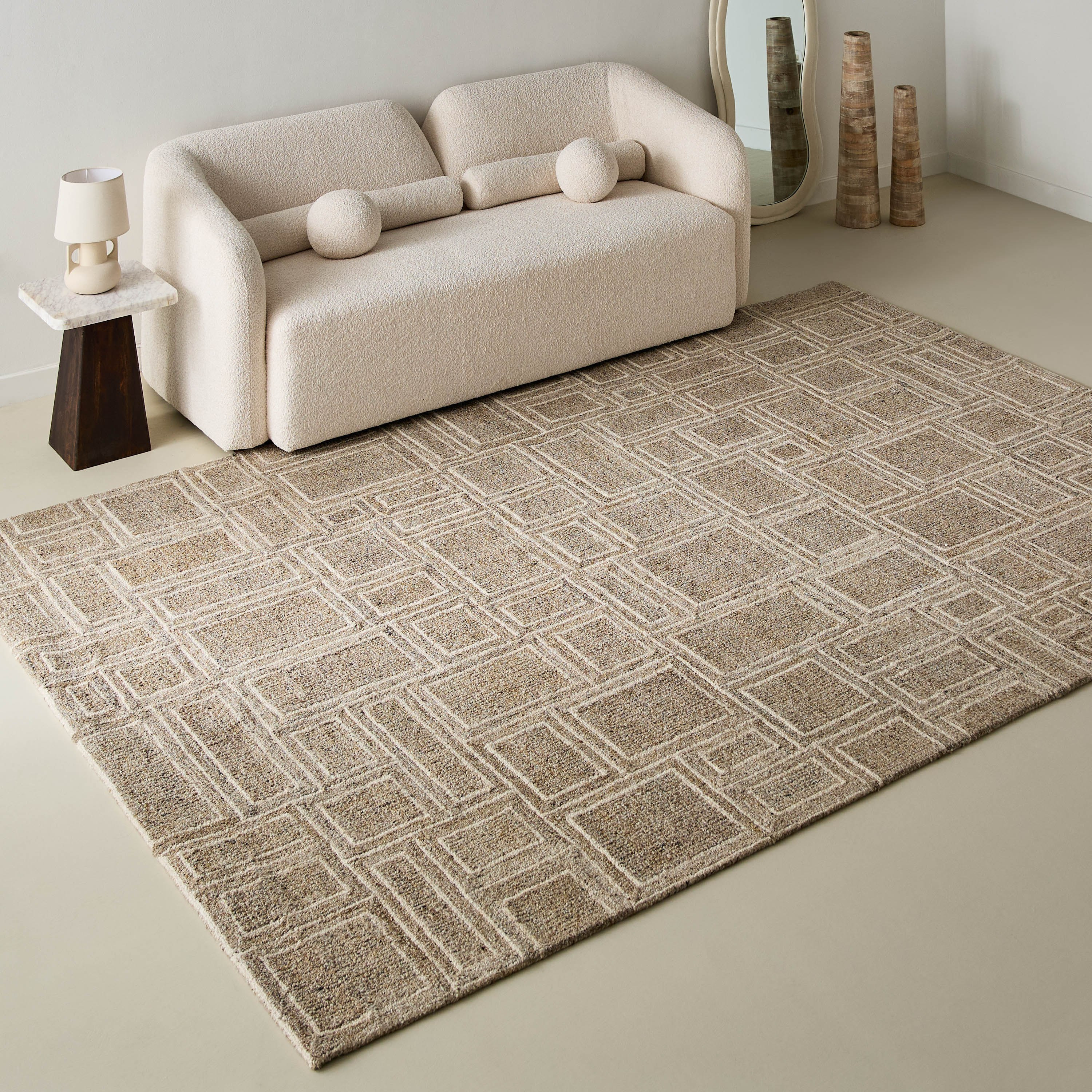 سجادة صوف مصنوعة يدويًا فيكتور من قصبان - 240x350 سم-hbxdecorandfurnishings-floorcoverings-rugs-image-1