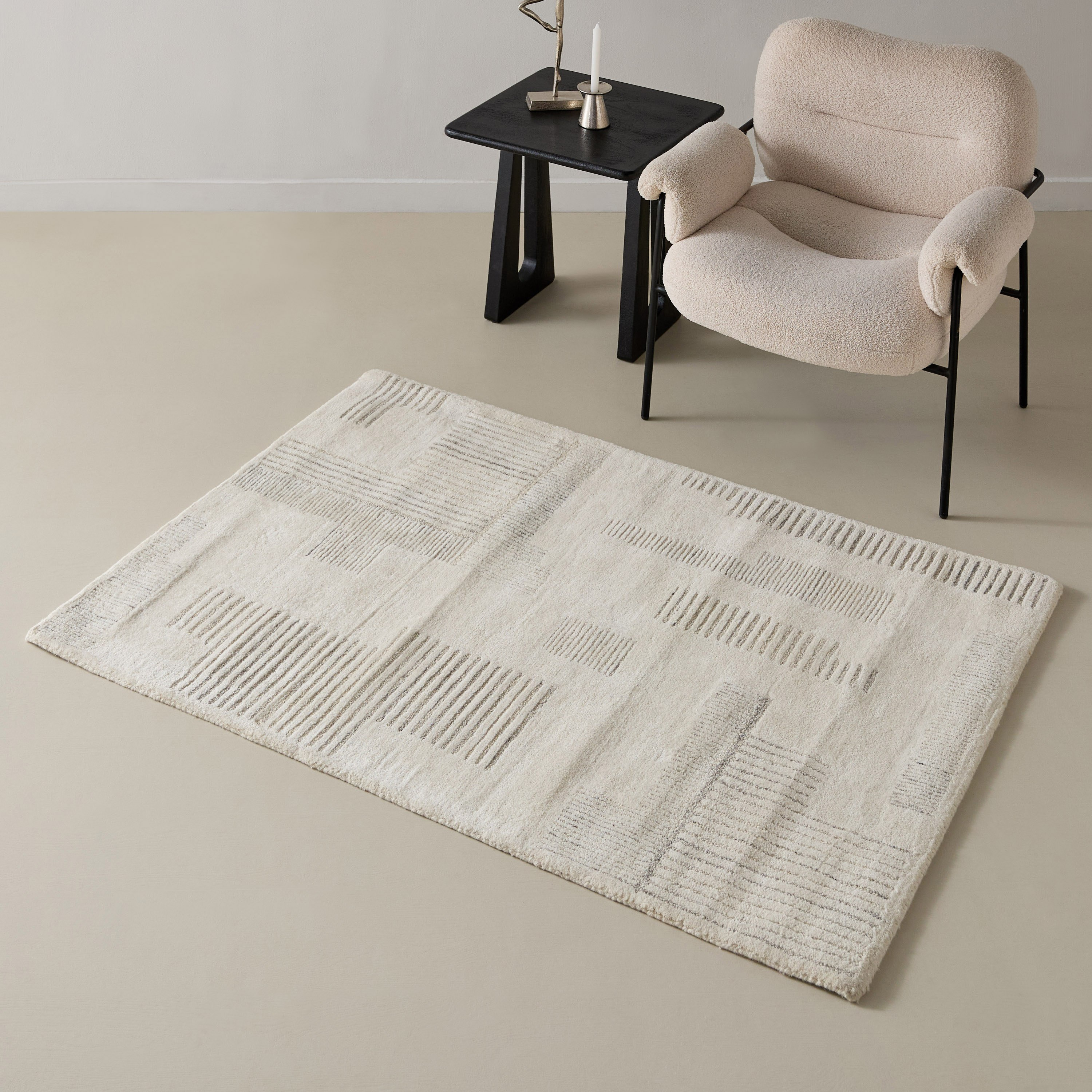 Kasbah Mythos Handtufted Woollen Rug - 120x170 cm-hbxdecorandfurnishings-floorcoverings-rugs-image-1