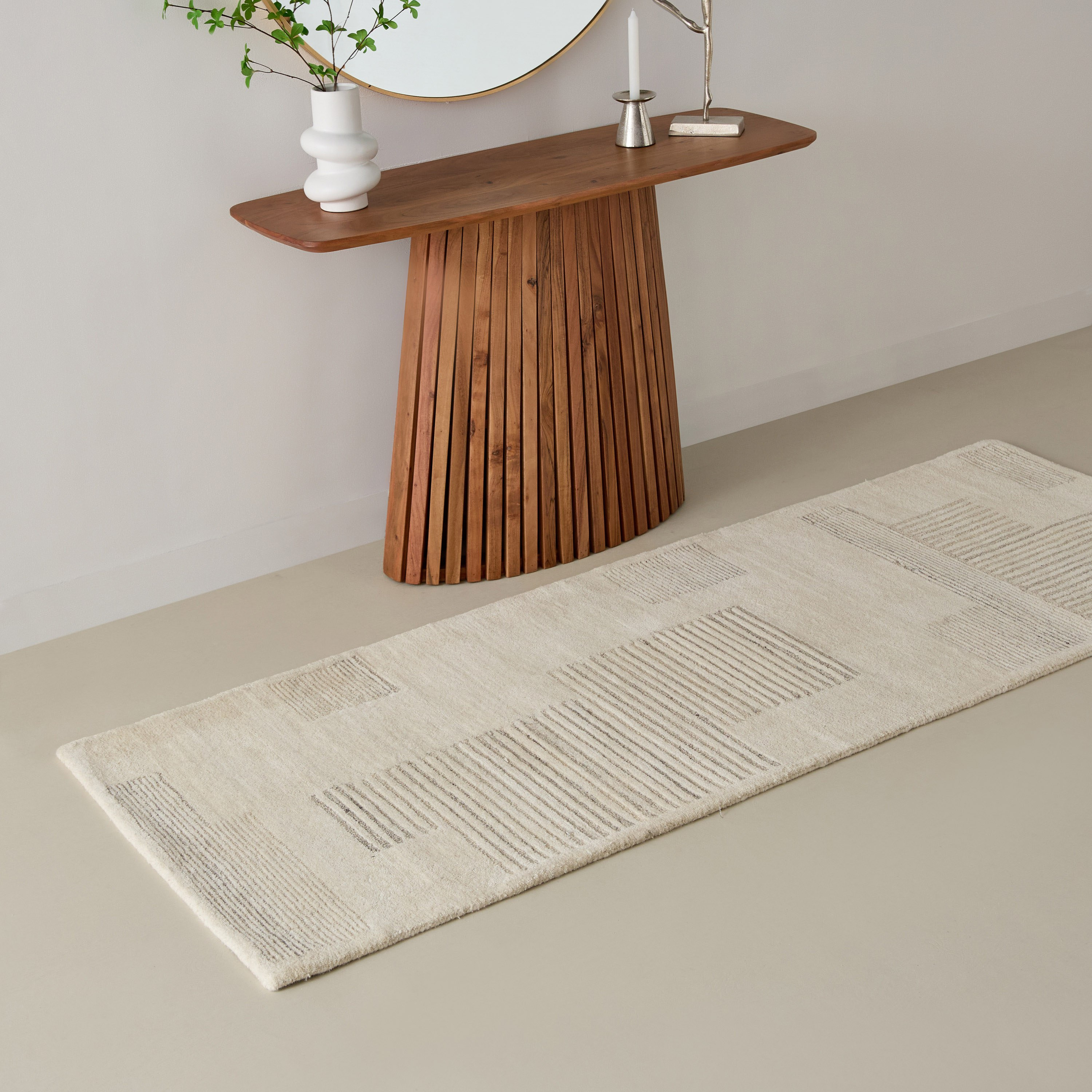 سجادة صوف مصنوعة يدويًا ميثوس من قصبان - 80x230 سم-hbxdecorandfurnishings-floorcoverings-rugs-image-5