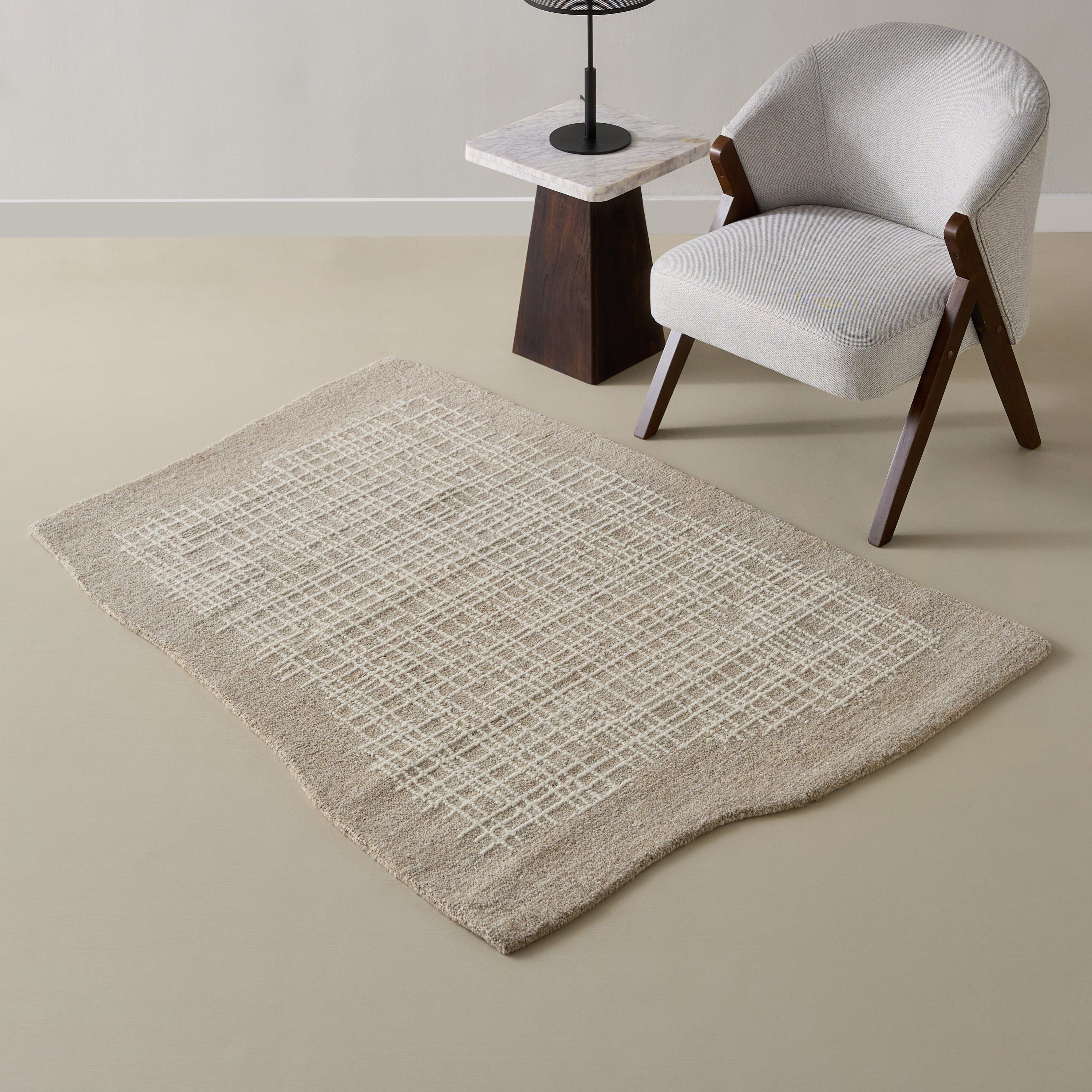 سجادة صوف مصنوعة يدويًا بشكل أجات من قصبان - 120x170×350 سم-hbxdecorandfurnishings-floorcoverings-rugs-image-1