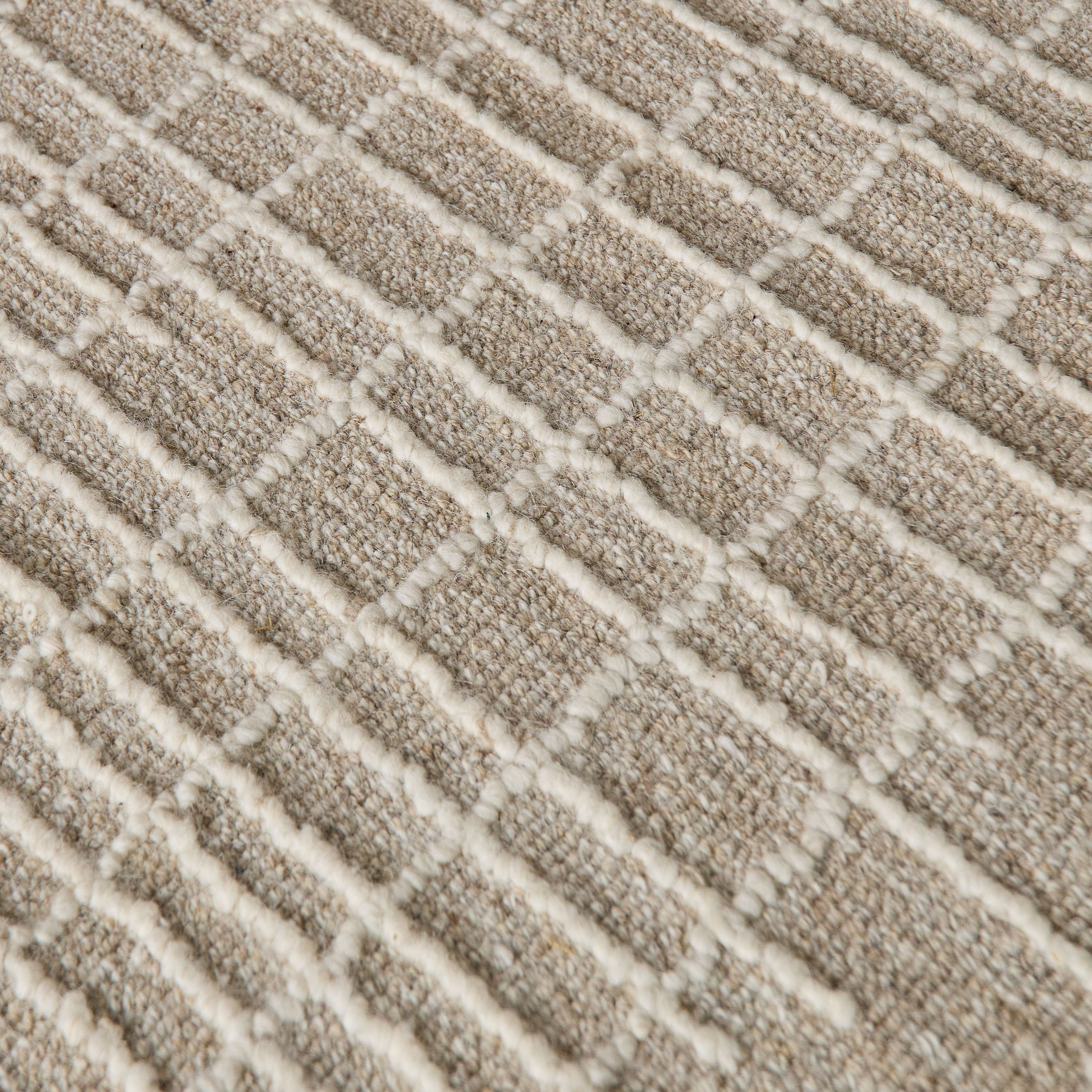 سجادة صوف مصنوعة يدويًا أجات من قصبان - 80x230×350 سم-hbxdecorandfurnishings-floorcoverings-rugs-image-3