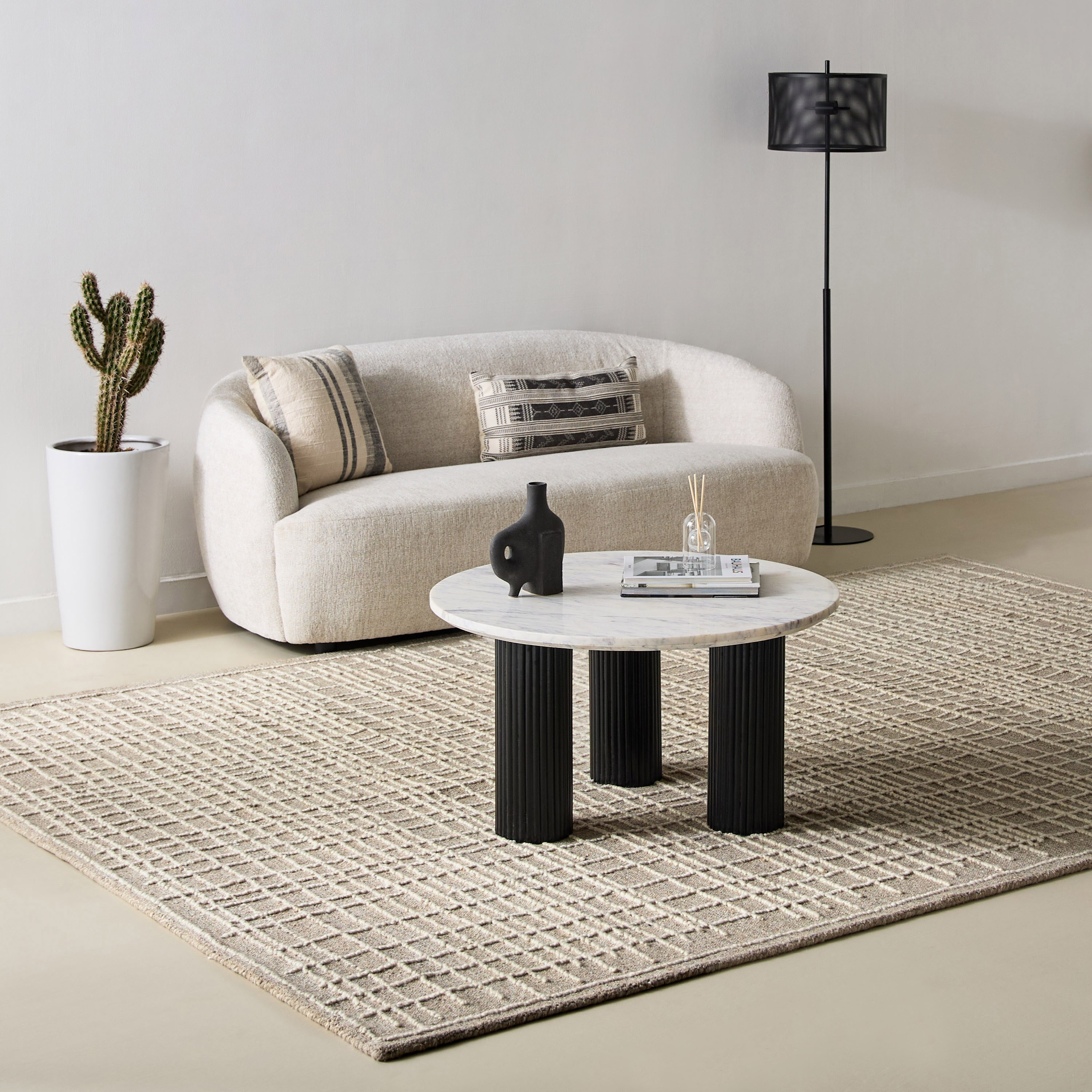 سجادة صوف مصنوعة يدويًا أجات من قصبان- 200x300×350 سم-hbxdecorandfurnishings-floorcoverings-rugs-image-5