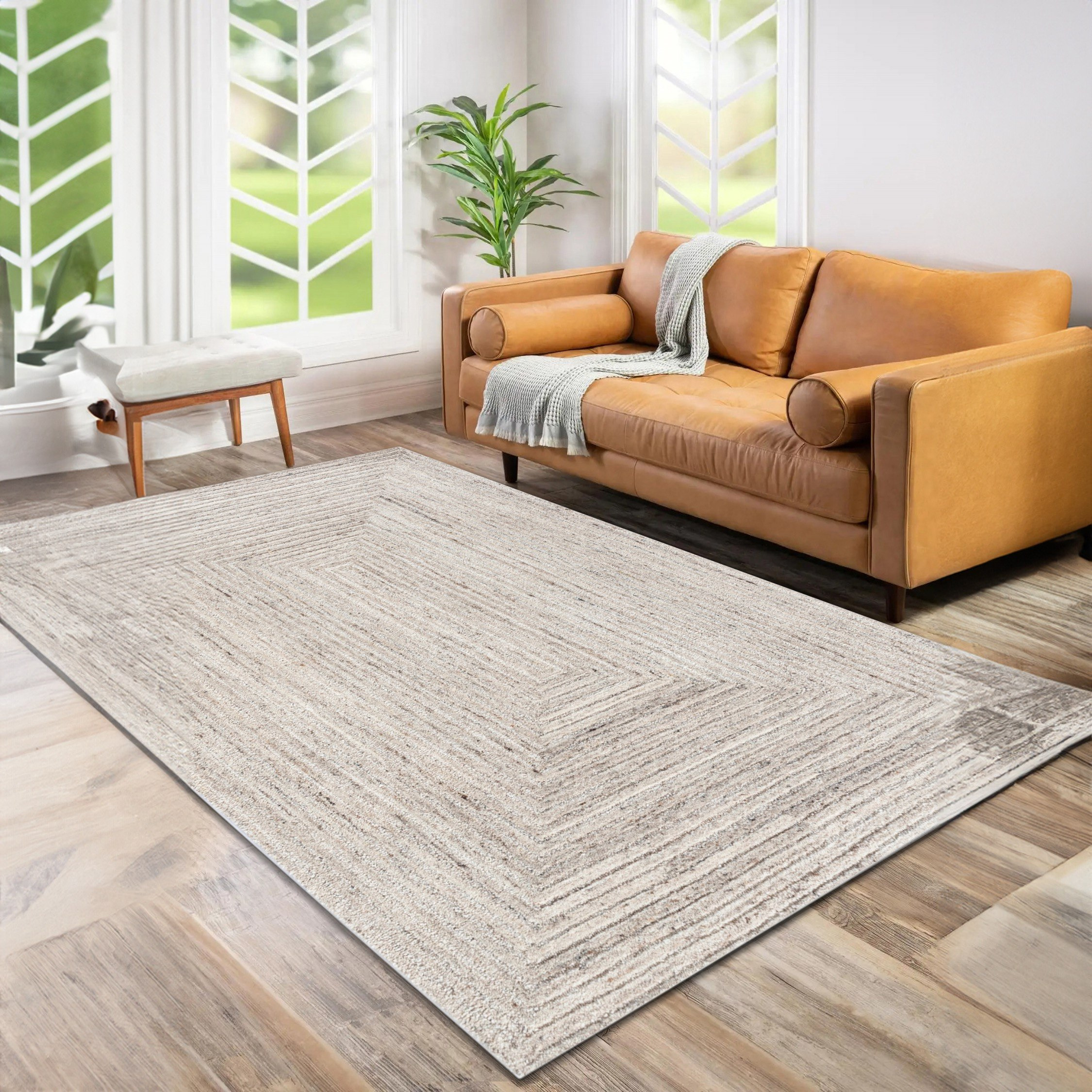 Kasbah Cersei Woollen Handtufted Rug - 160x230 cm-hbxdecorandfurnishings-floorcoverings-rugs-image-1