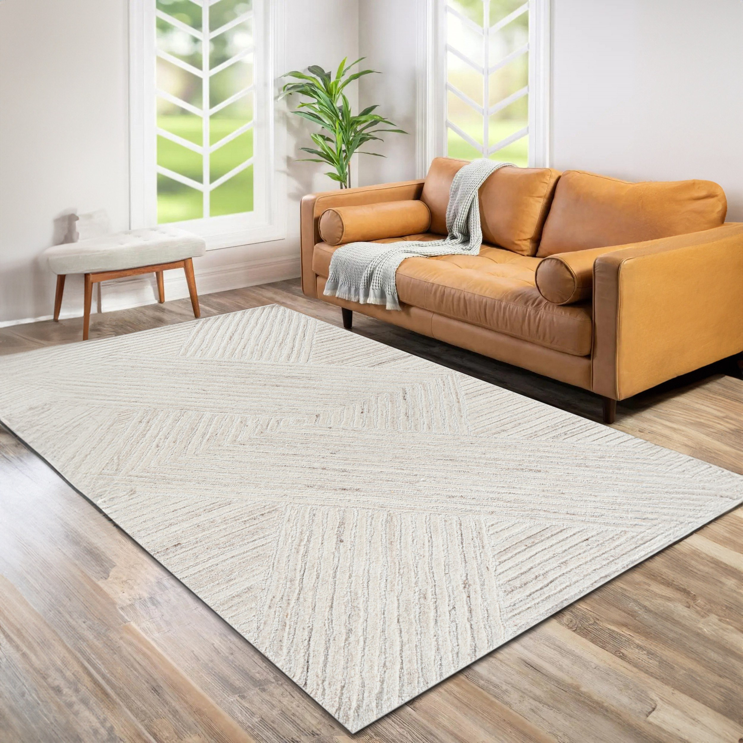 سجادة صوف معنقدة يدويًا آني من قصبة - 120×170 سم-hbxdecorandfurnishings-floorcoverings-rugs-image-1