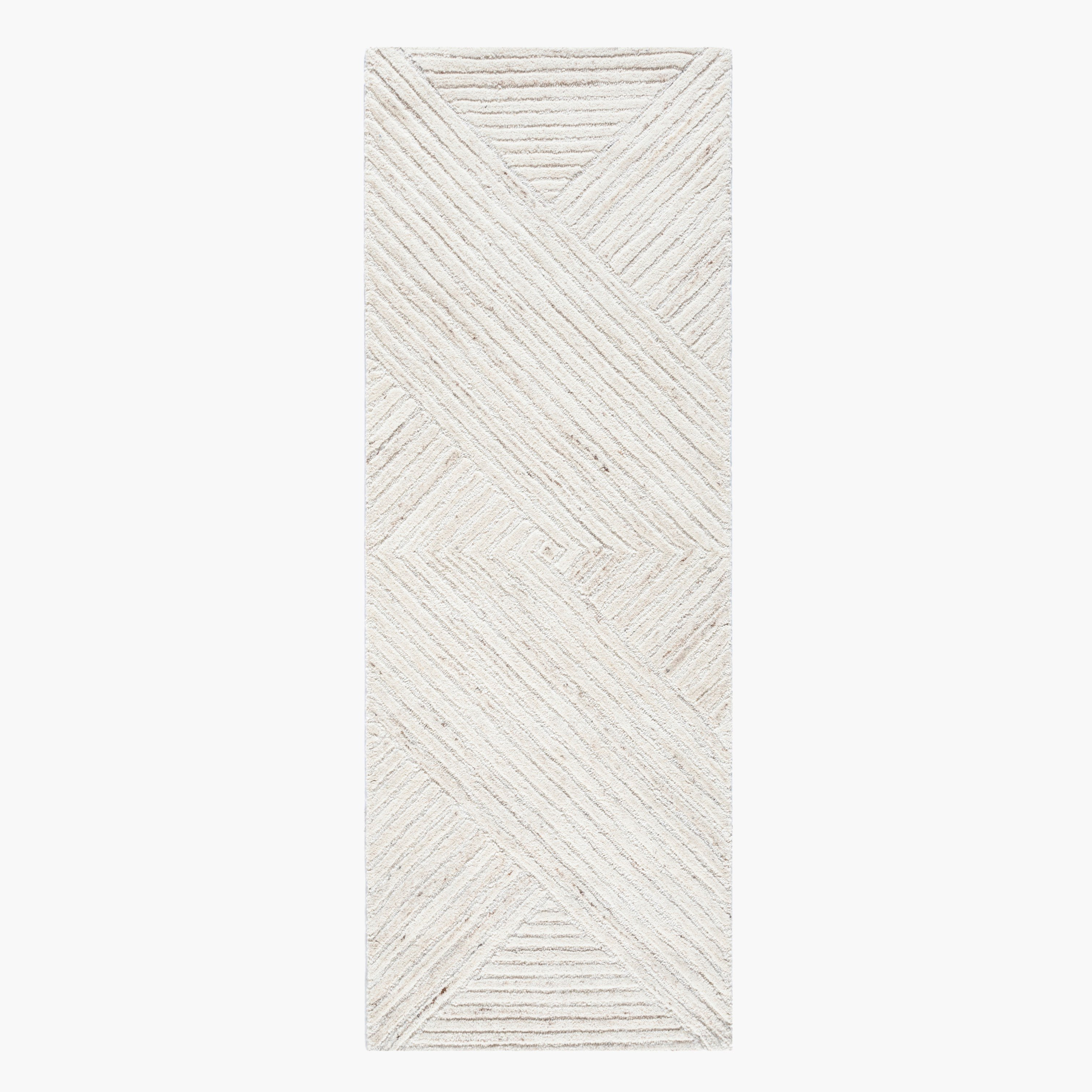 سجادة صوف معنقدة يدويًا آني من قصبة - 80x230 سم-hbxdecorandfurnishings-floorcoverings-rugs-image-5