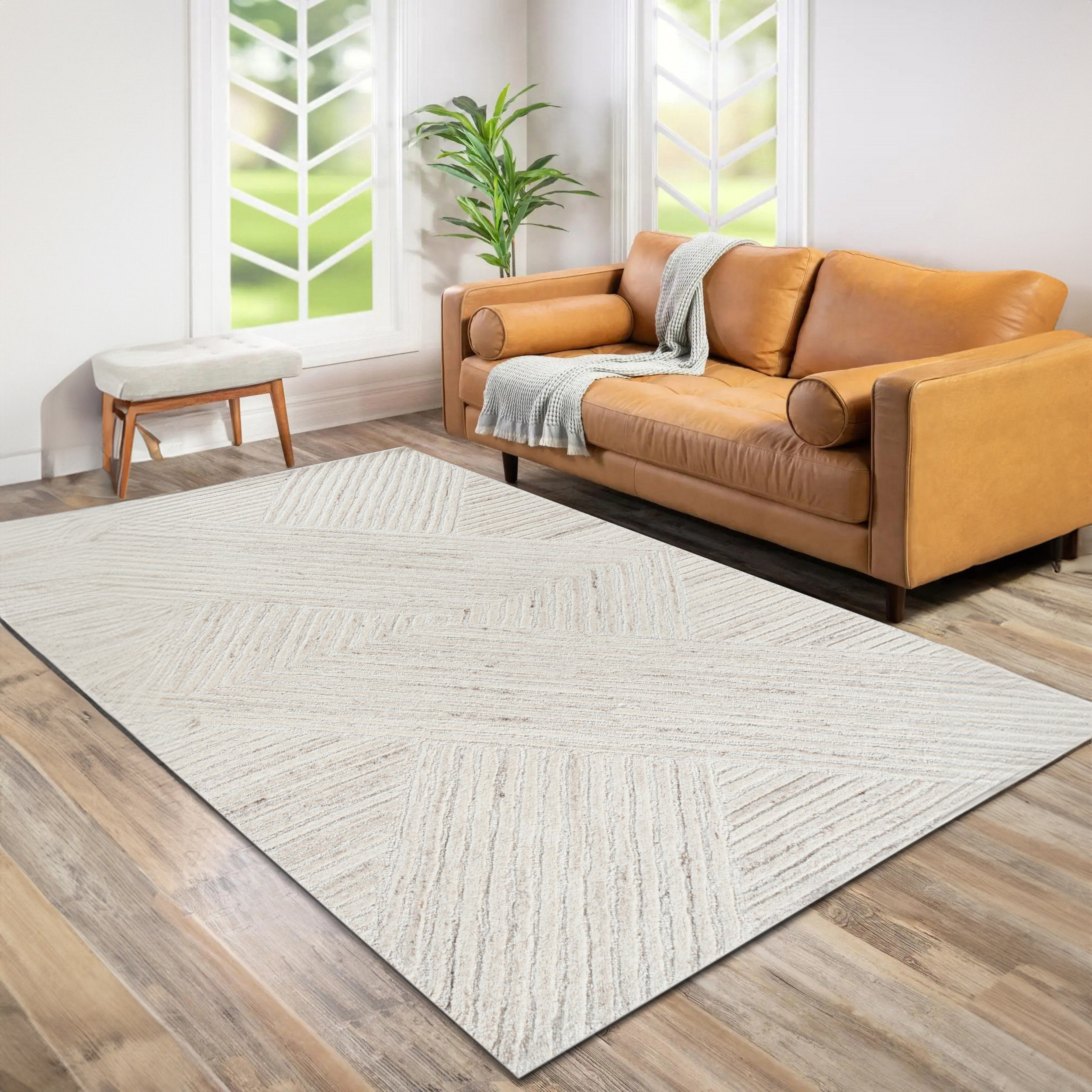 سجادة صوف معنقدة يدويًا آني من كسبة - 240x350 سم-hbxdecorandfurnishings-floorcoverings-rugs-image-1