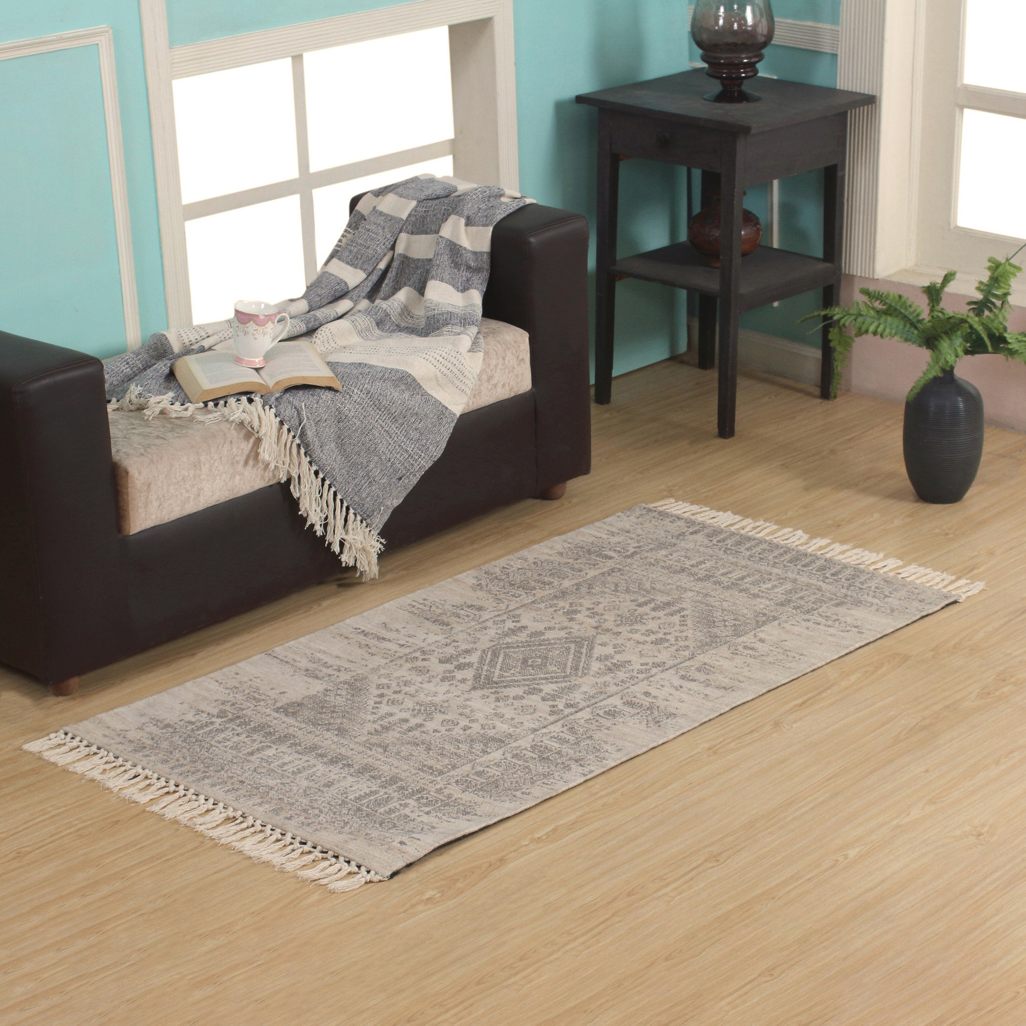 سجادة جاكار صوف من إنسي - 80x150 سم-hbxdecorandfurnishings-floorcoverings-rugs-image-1