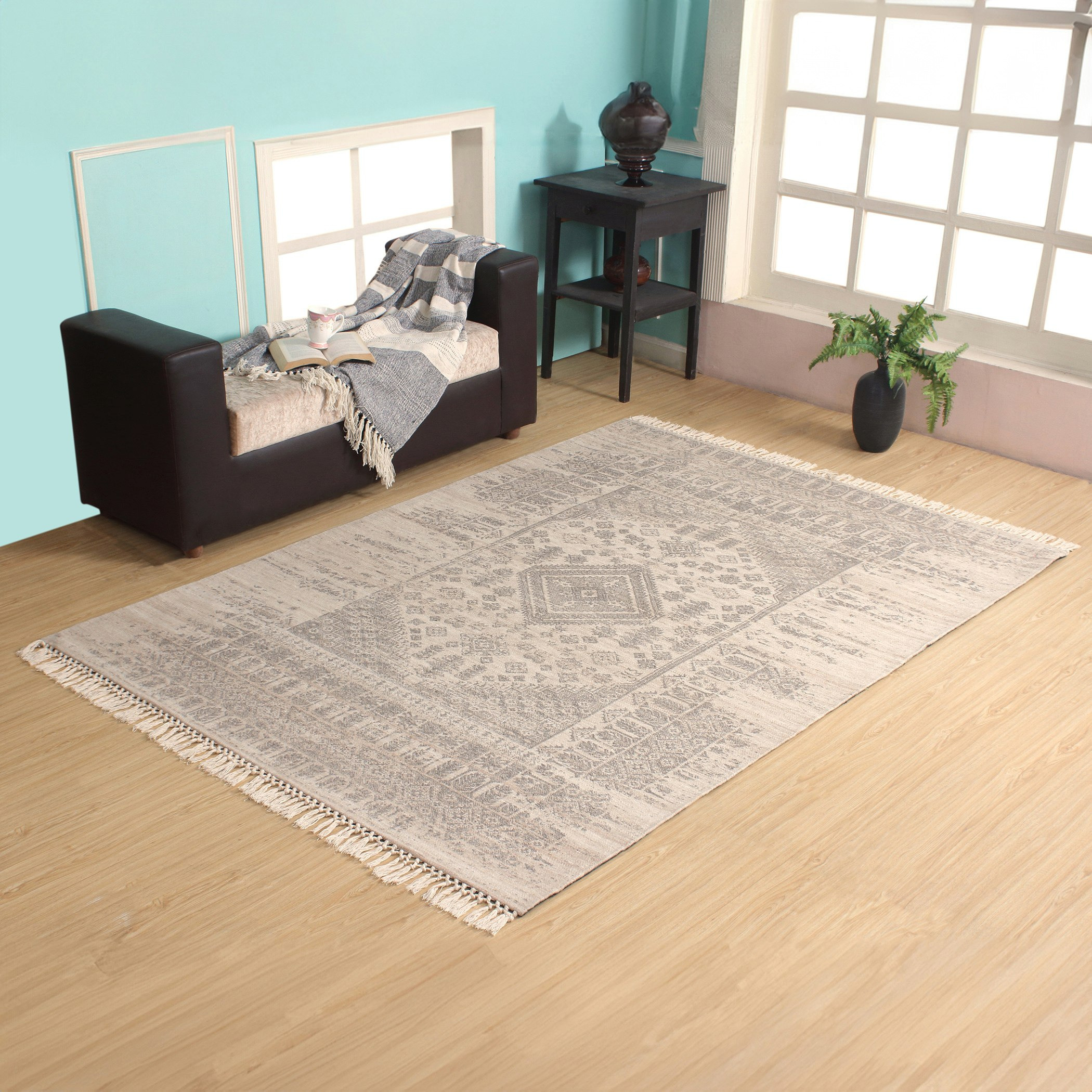 سجادة جاكار صوفية من إنسي - 120x170 سم-hbxdecorandfurnishings-floorcoverings-rugs-image-1