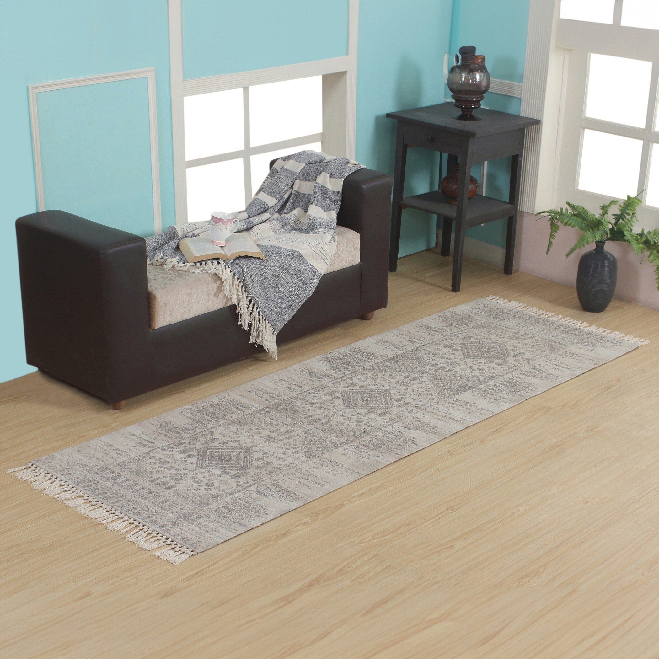 سجادة جاكار صوفية من إنسي - 80x230 سم-hbxdecorandfurnishings-floorcoverings-rugs-image-1