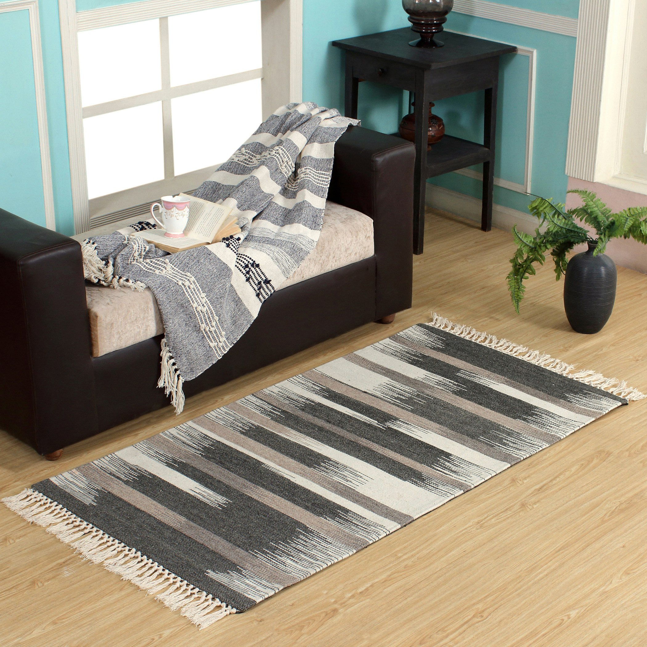 سجادة صوف جاكار من مالبون - 80x150 سم-hbxdecorandfurnishings-floorcoverings-rugs-image-1