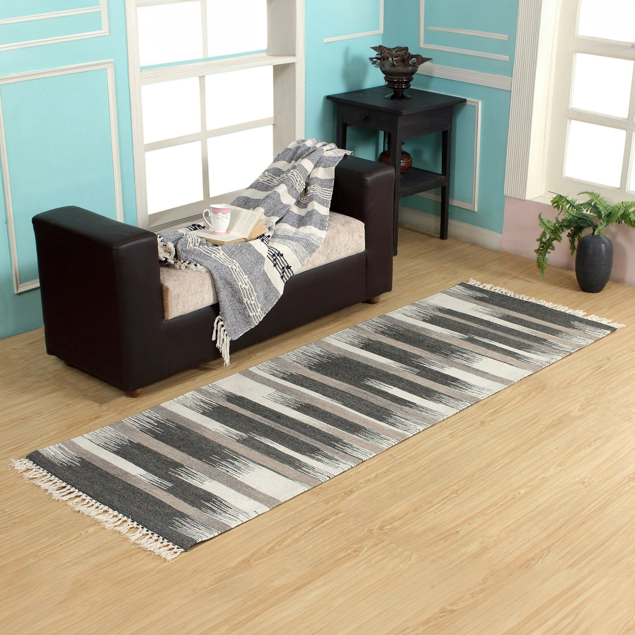 سجادة صوف جاكار من مالبون - 80x230 سم-hbxdecorandfurnishings-floorcoverings-rugs-image-1