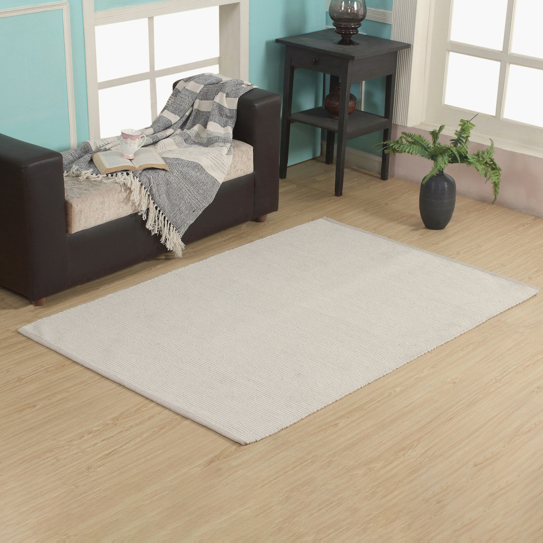 Tozby Hand Woven Wool Rug - 120x170 cm-hbxdecorandfurnishings-floorcoverings-rugs-image-1