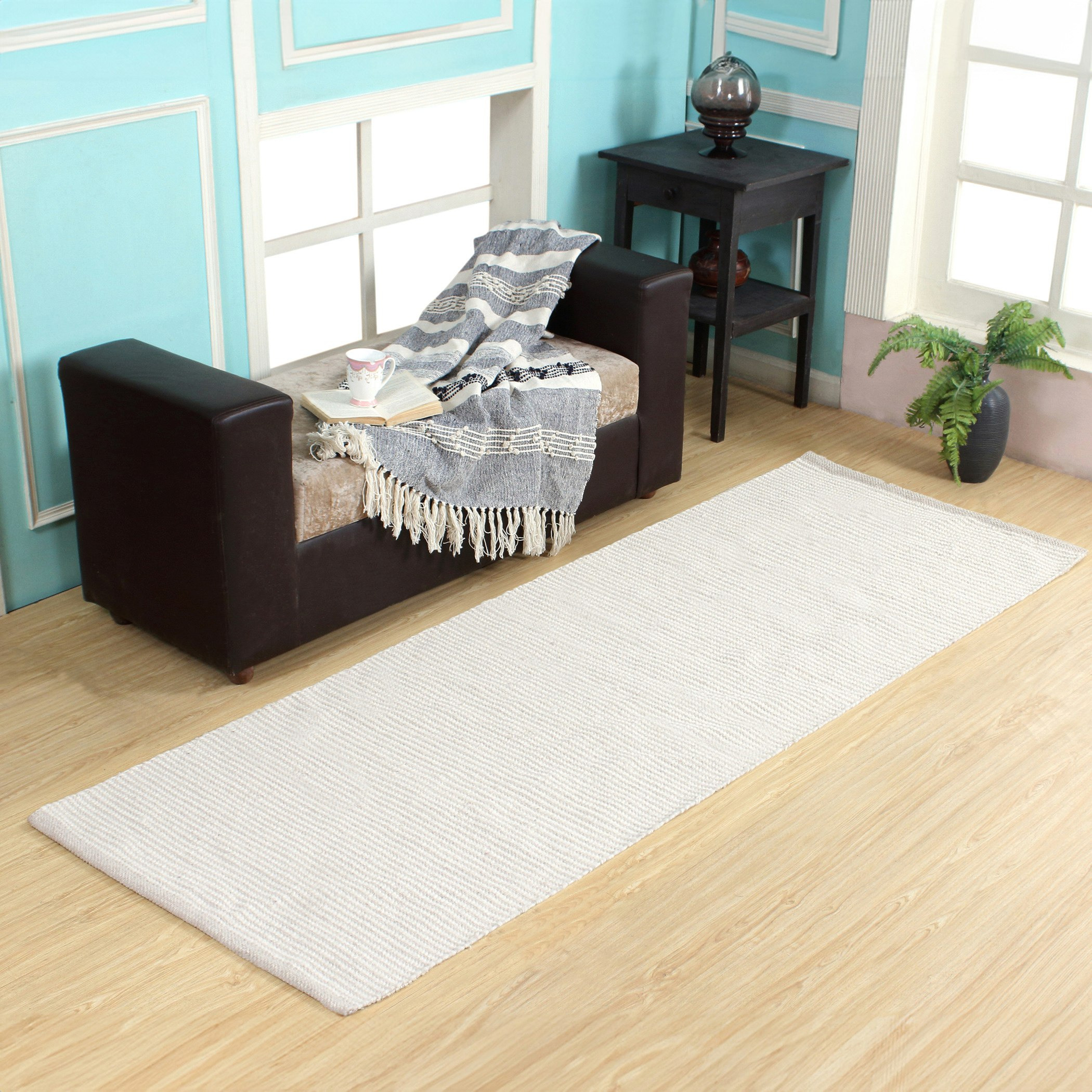 سجادة صوف منسوجة يدوياً من توزبي - 80x230 سم-hbxdecorandfurnishings-floorcoverings-rugs-image-1
