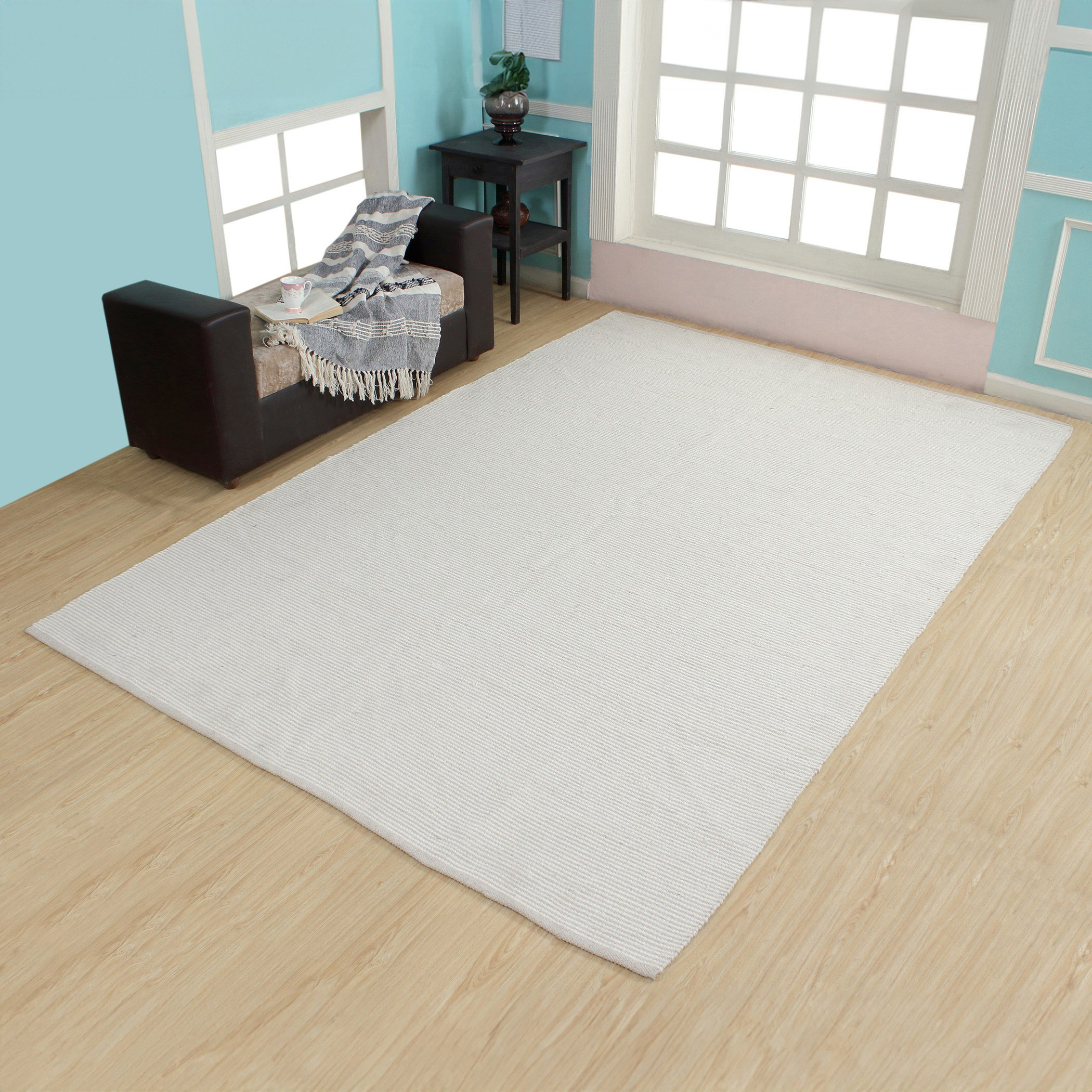 Tozby Hand Woven Wool Rug - 250x360 cm-hbxdecorandfurnishings-floorcoverings-rugs-image-1