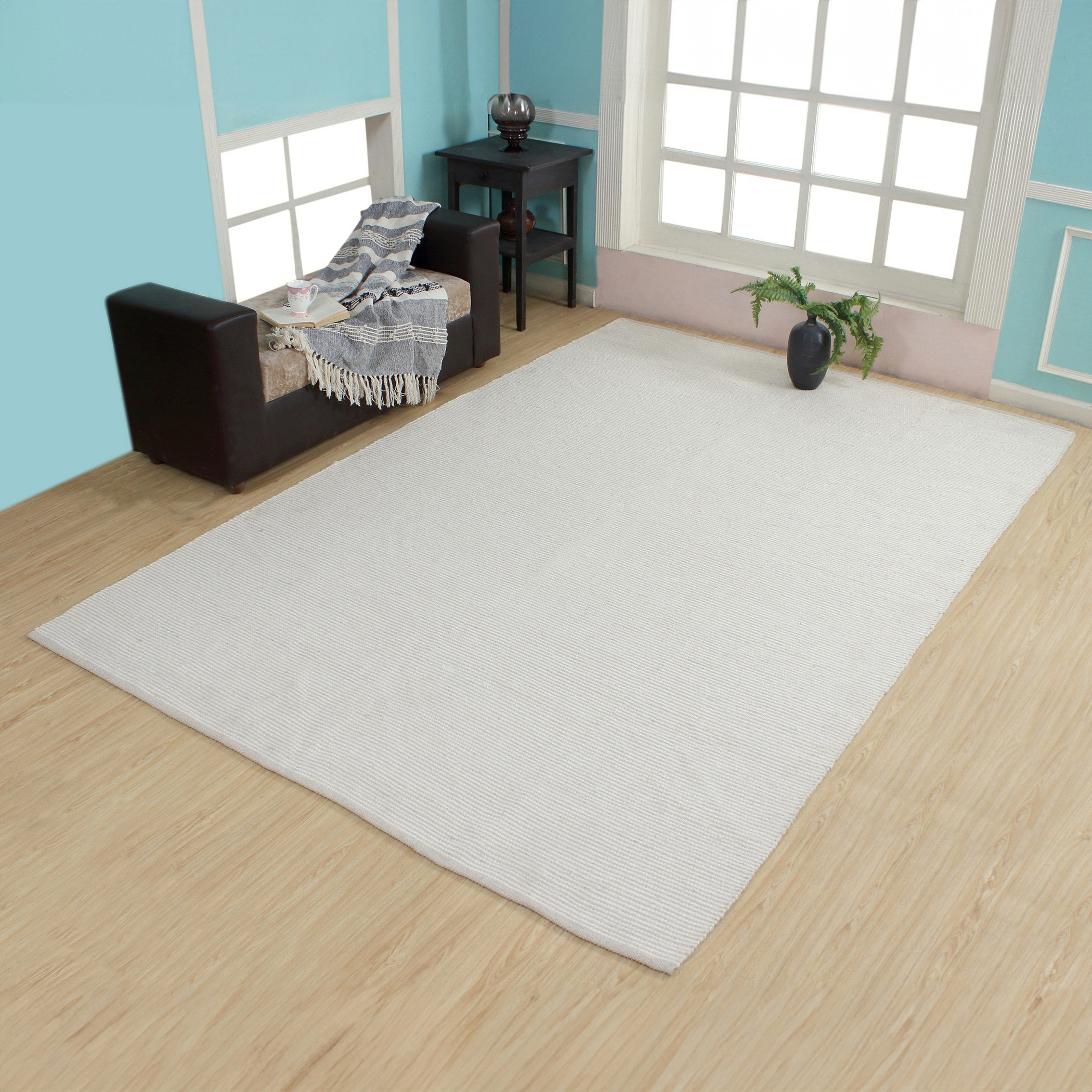 Tozby Hand Woven Wool Rug - 250x360 cm-hbxdecorandfurnishings-floorcoverings-rugs-image-6