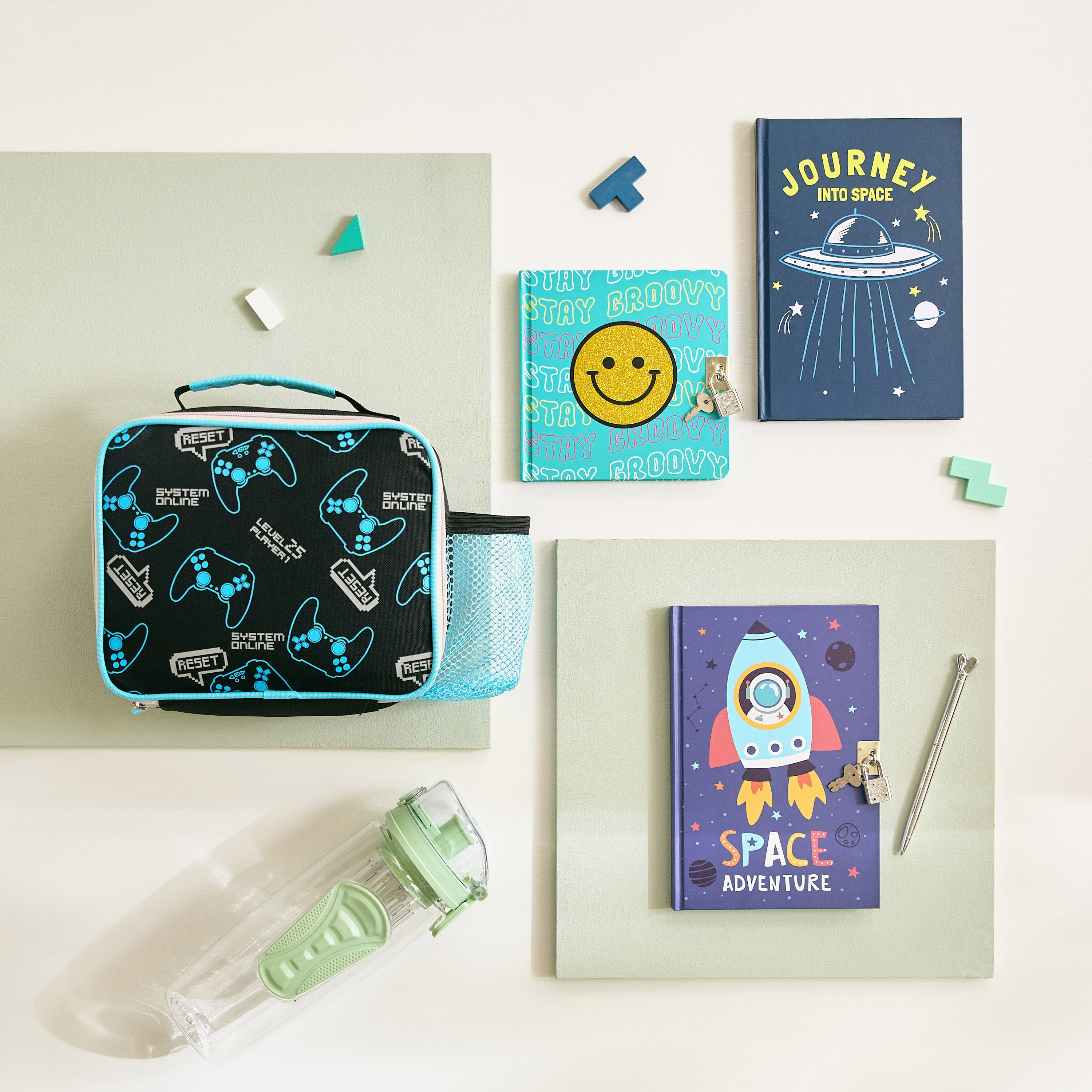 Scribble Rocket 80-Sheet Lockable A5 Notebook - 15x22 cm-hbxkidsandyouth-playroom-stationery-image-4