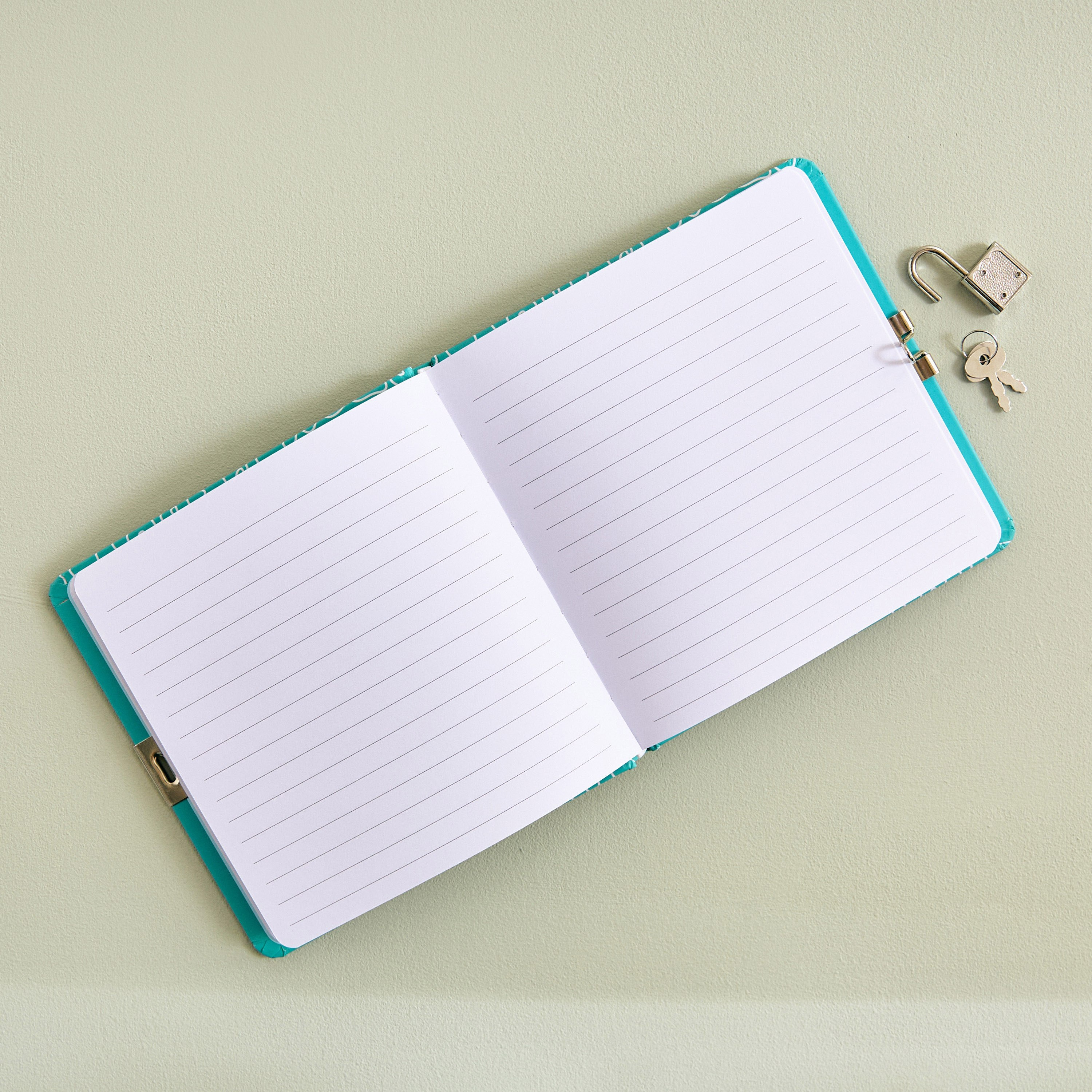 Scribble Smiley 80-Sheet Lockable Notebook - 15x15 cm-hbxkidsandyouth-playroom-stationery-image-2