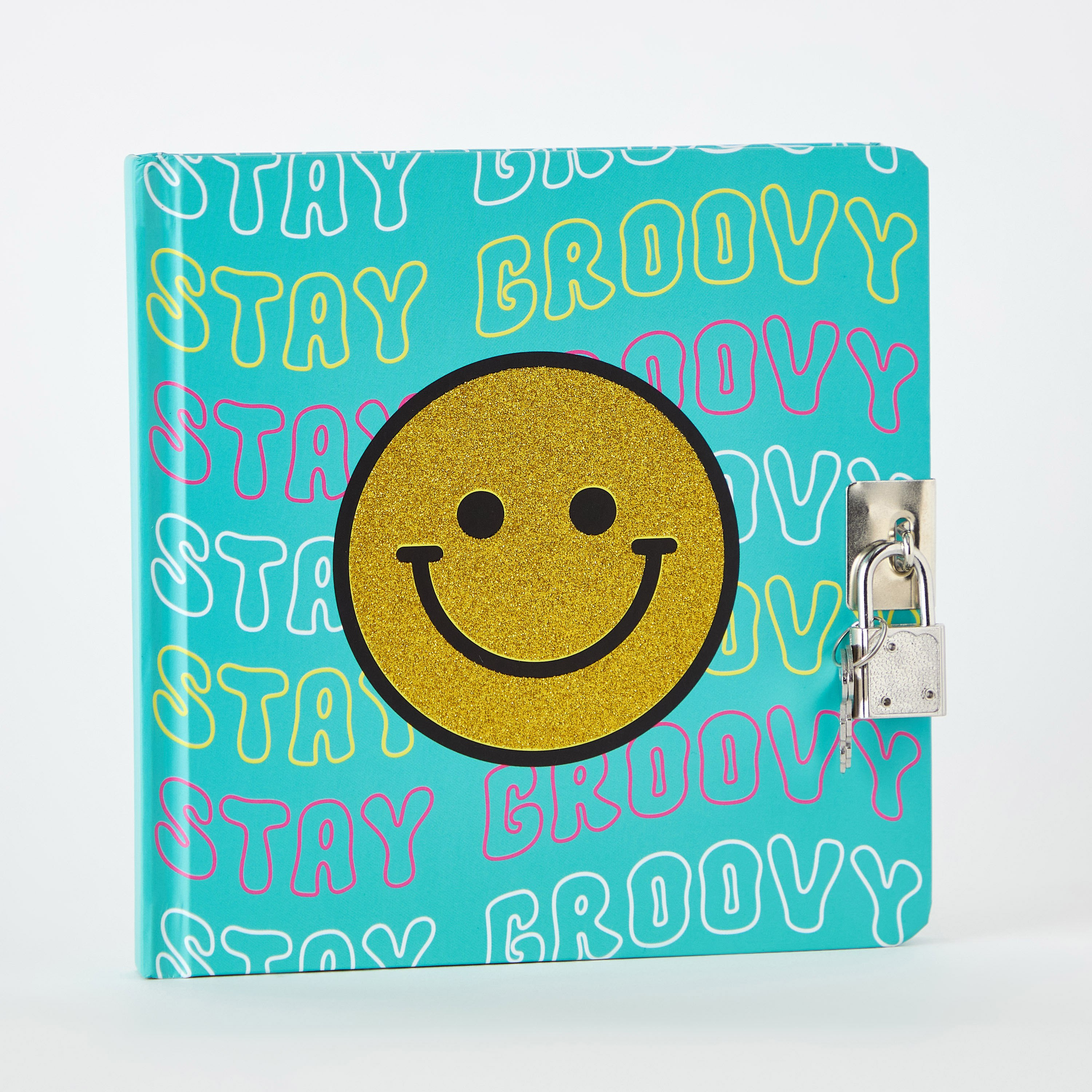 Scribble Smiley 80-Sheet Lockable Notebook - 15x15 cm-hbxkidsandyouth-playroom-stationery-image-5