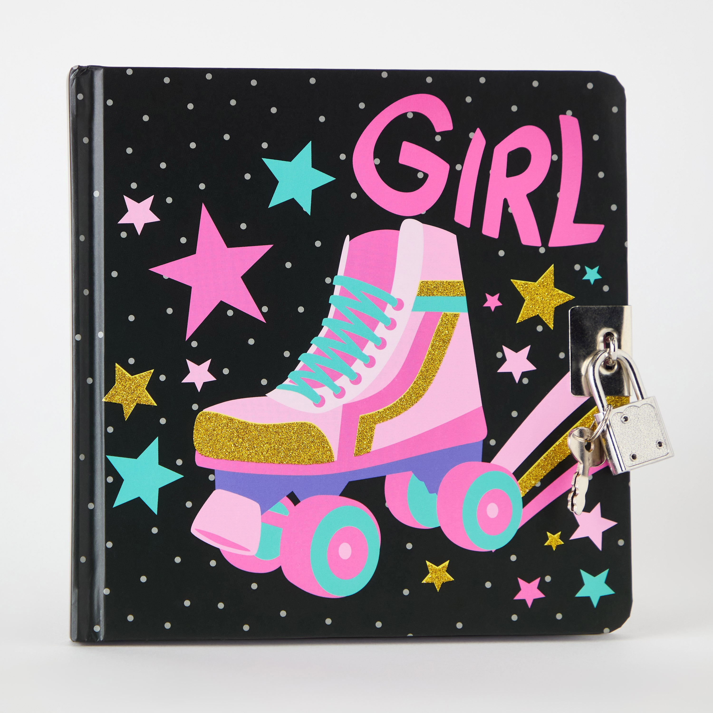 دفتر ملاحظات 80 ورقة قابل للقفل جو جيرل من سكريبل - 15x15 سم-hbxkidsandyouth-playroom-stationery-image-5