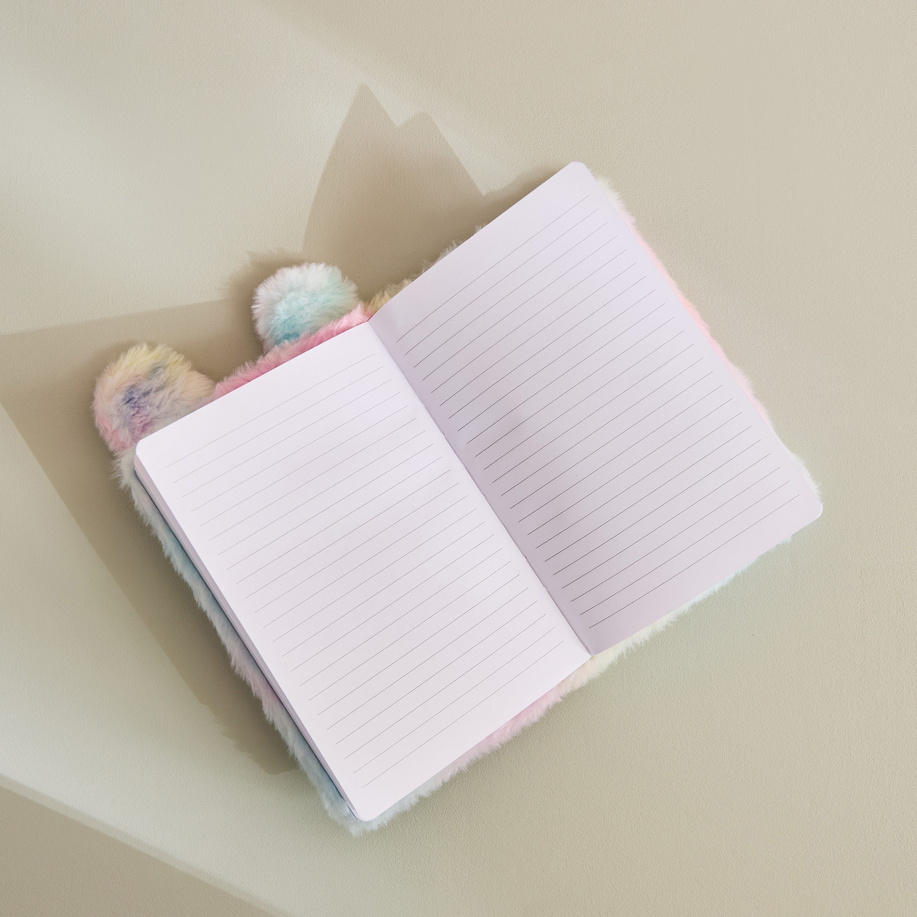 دفتر ملاحظات مقاس A5 مخملي قابل للقفل 80 ورقة كاتي من سكريبل - 15x22 سم-hbxkidsandyouth-playroom-stationery-image-2