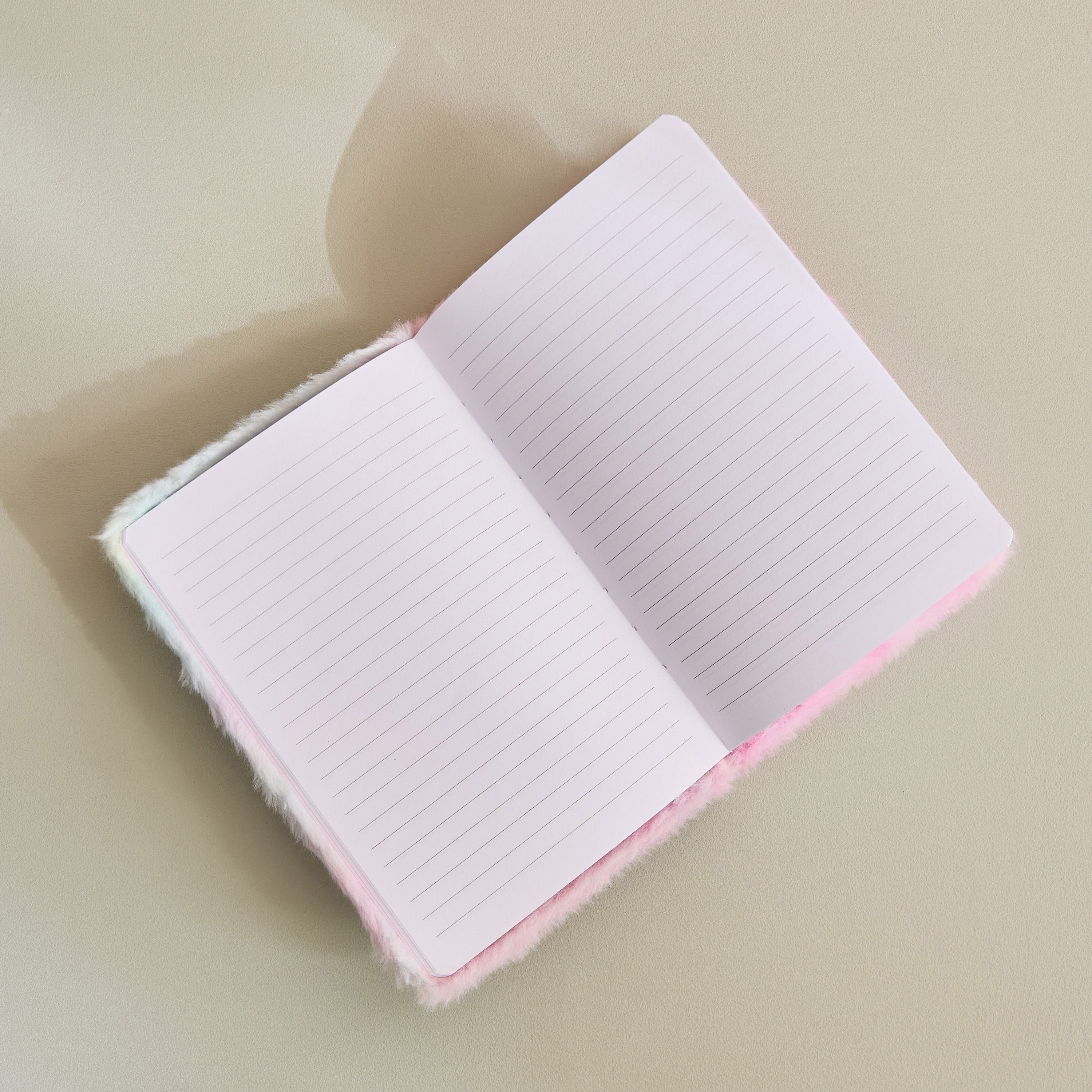 دفتر ملاحظات A5 مخملي 80 ورقة قوس قزح من سكريبل - 15x22 سم-hbxkidsandyouth-playroom-stationery-image-2