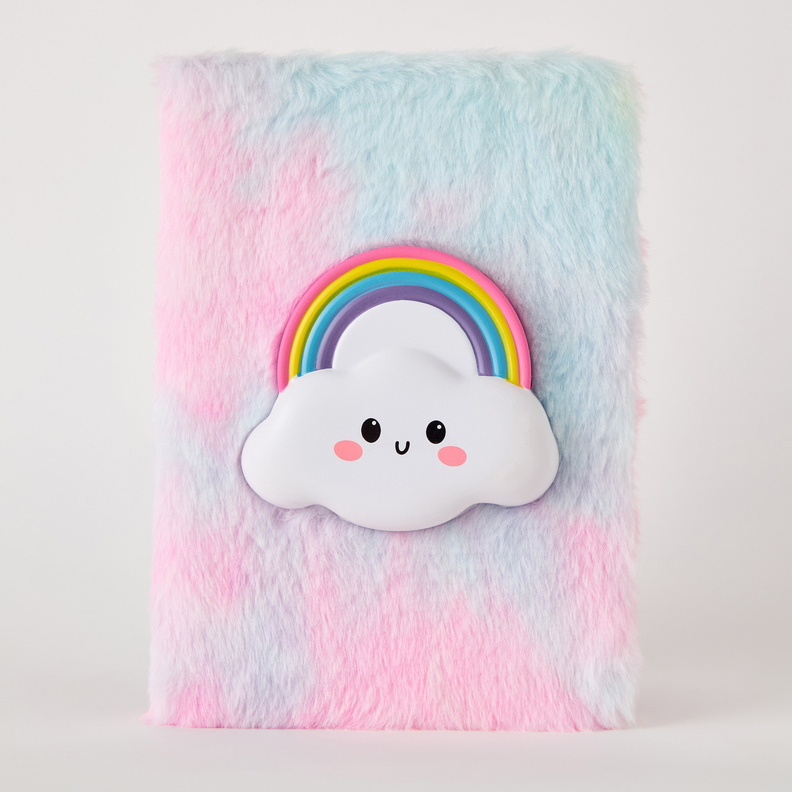 دفتر ملاحظات A5 مخملي 80 ورقة قوس قزح من سكريبل - 15x22 سم-hbxkidsandyouth-playroom-stationery-image-5