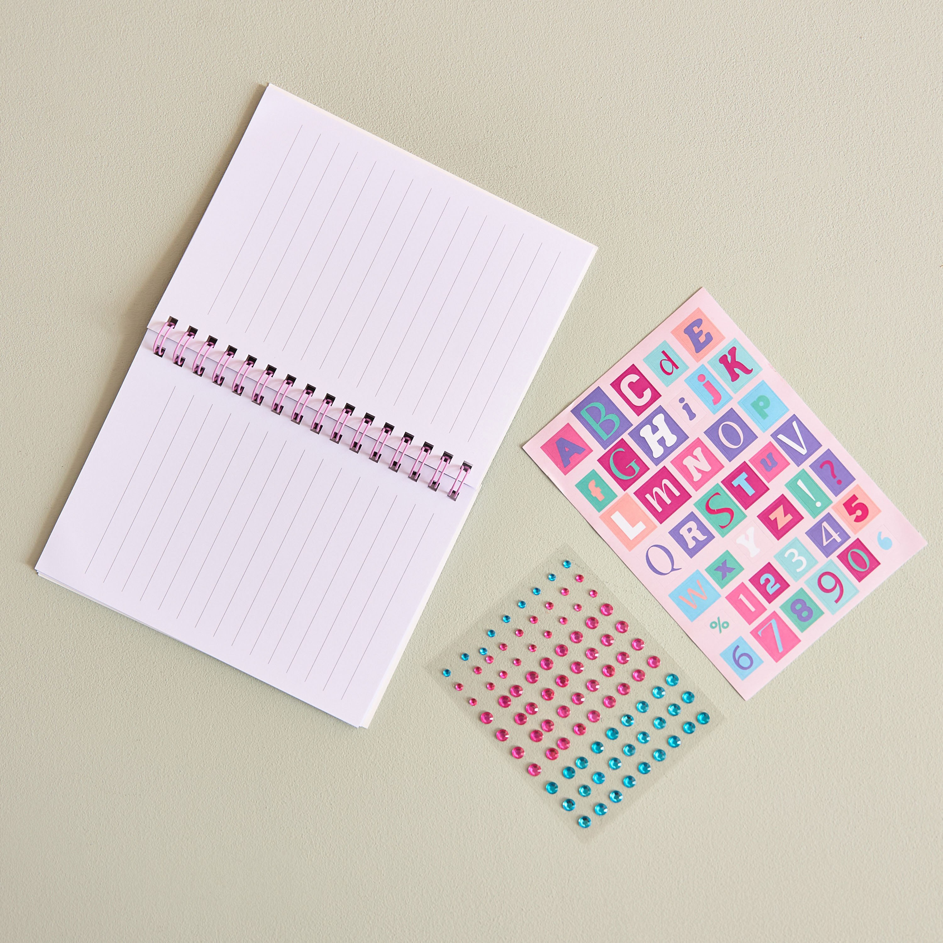 Scribble Cat 5-Piece Notebook Set - 23x19x2 cm-hbxkidsandyouth-playroom-stationery-image-2