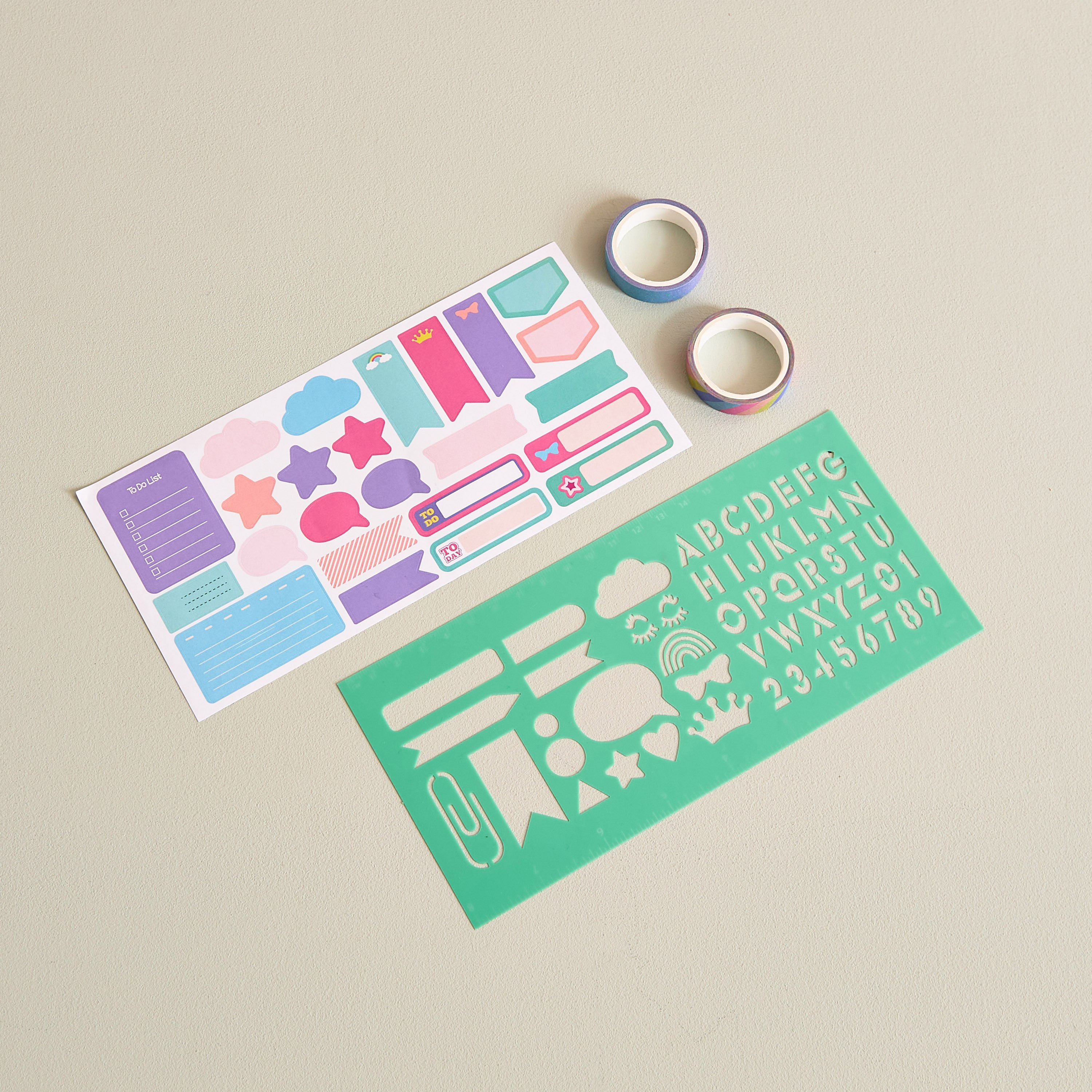 طقم دفتر ملاحظات A5 يونيكورن 4 قطع من سكريبل - 21x22x2 سم-hbxkidsandyouth-playroom-stationery-image-2