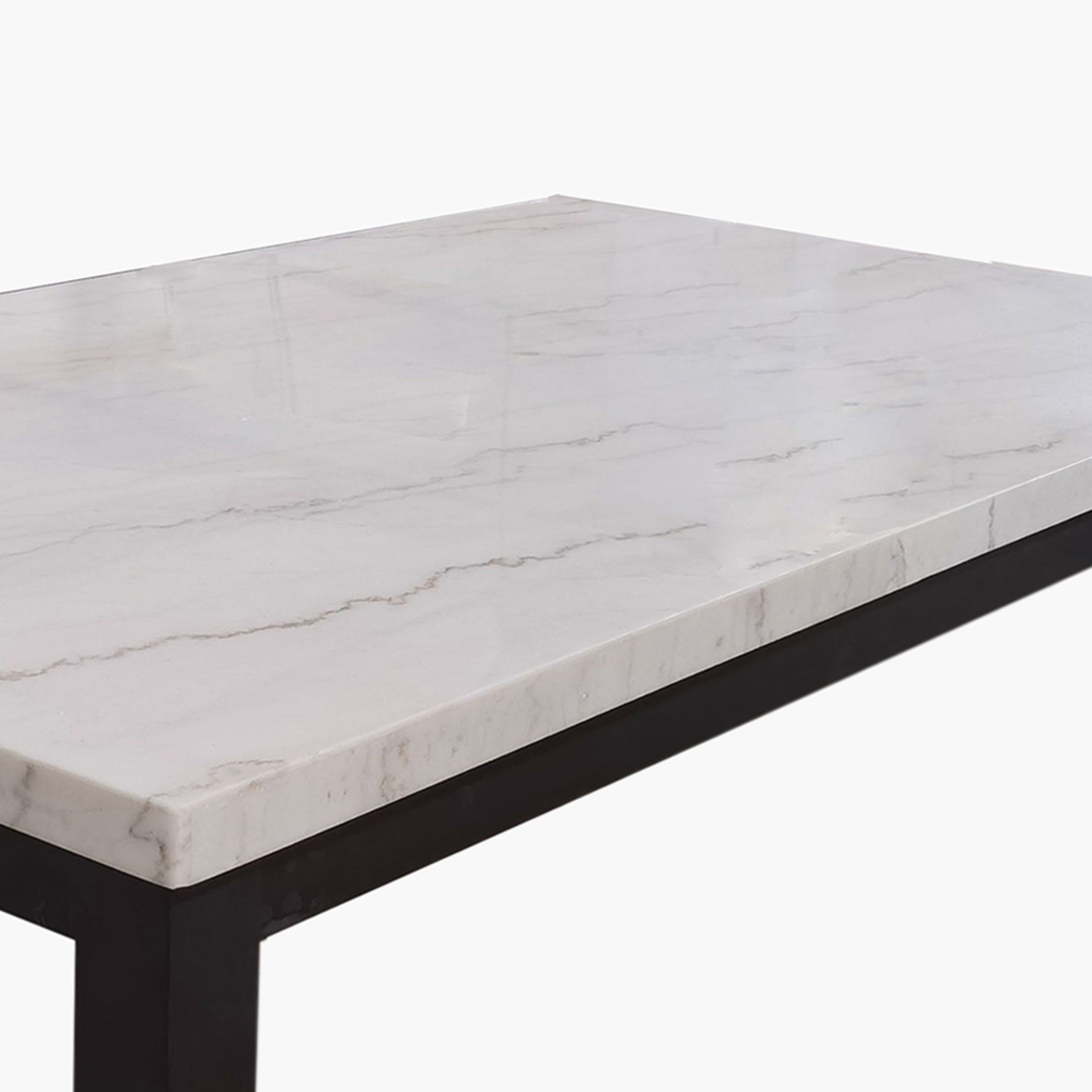 Orlando 6-Seater Marble Top Dining Table Set-hbxfurniture-diningtablesandsets-diningsets-sixseater-image-5