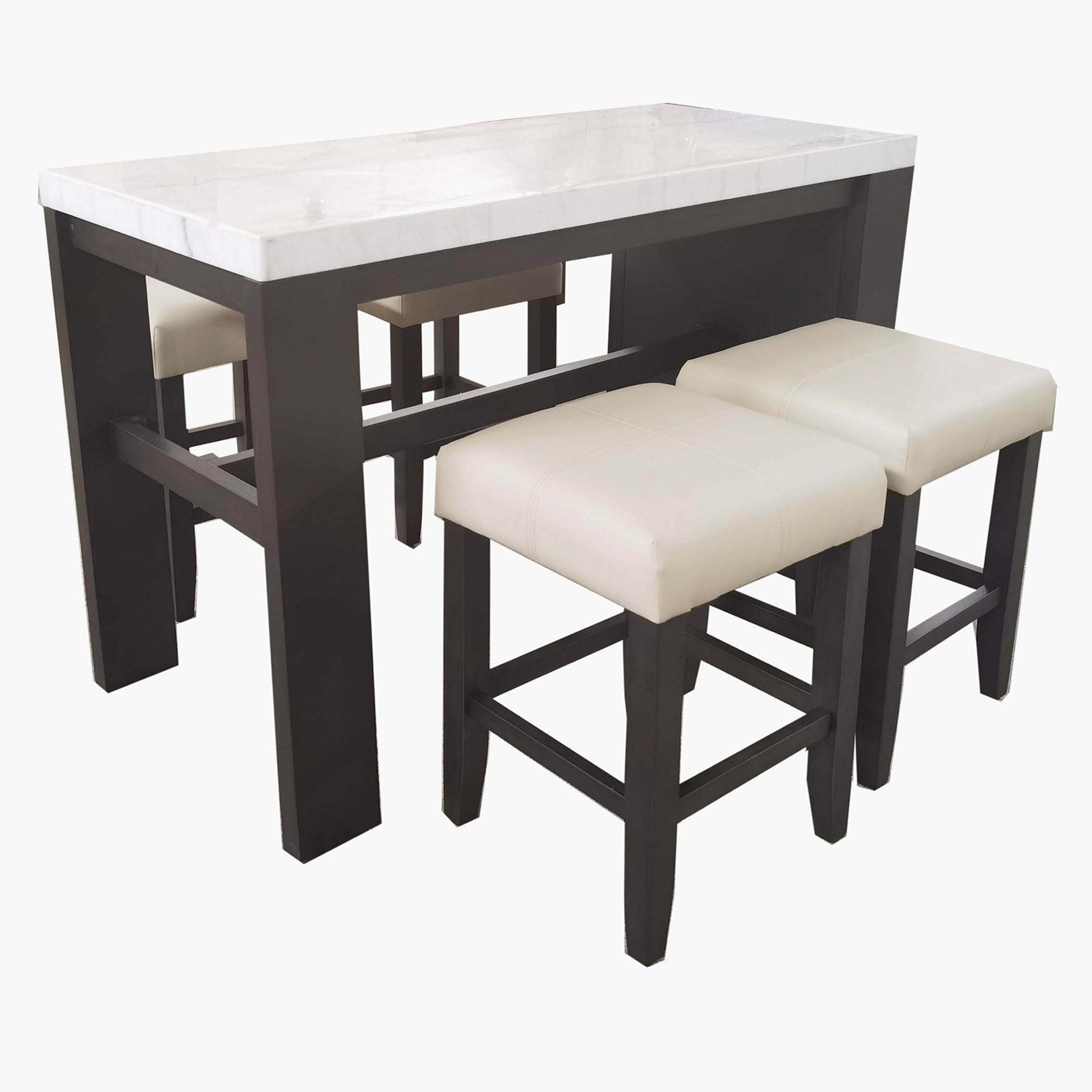 طقم طاولة مطبخ بسطح رخام 4 مقاعد من أورلاندو-hbxdiningroom-diningtablesandsets-diningsets-fourseater-image-1