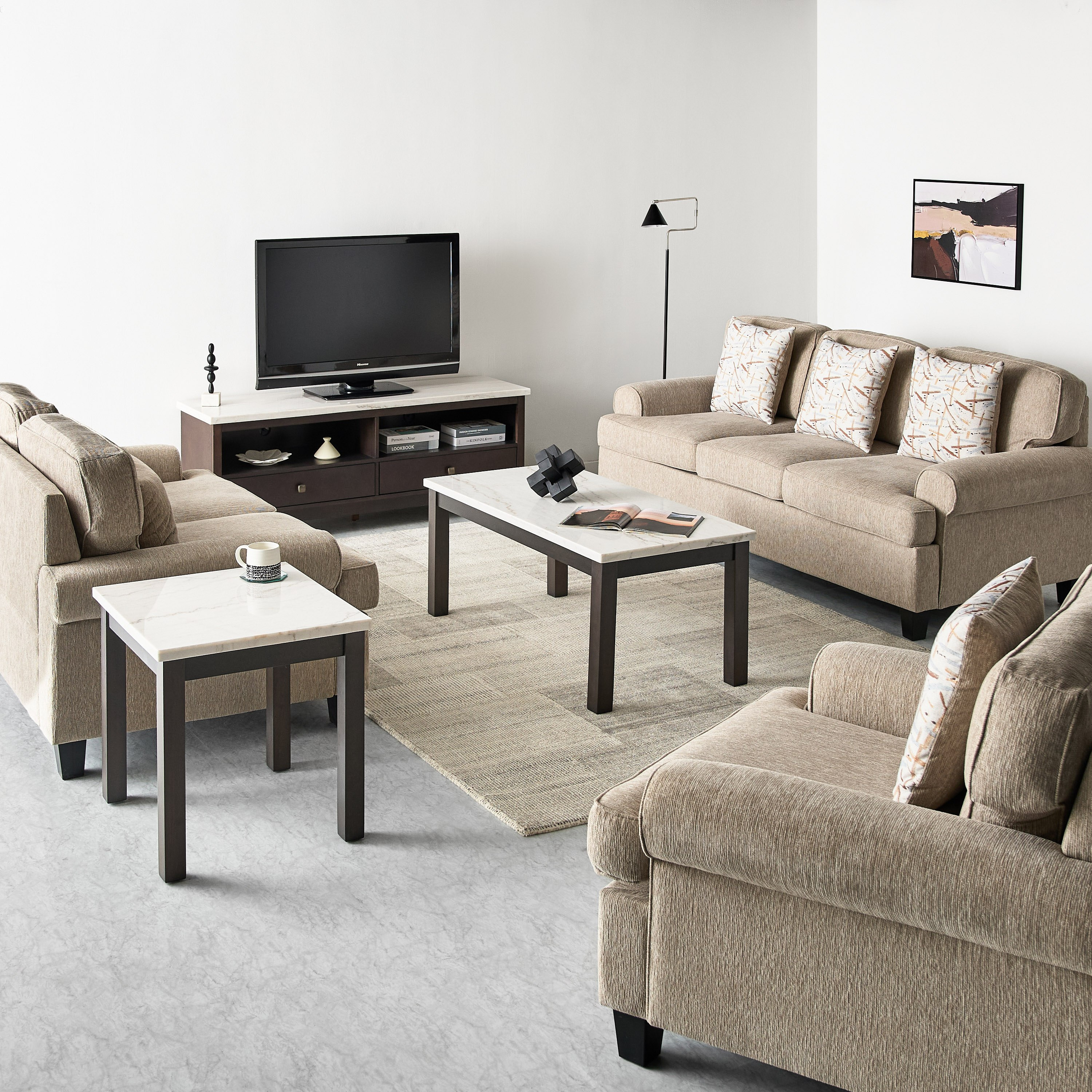 طاولة جانبية بسطح من الرخام الأصلي من أورلاندو-hbxfurniture-livingroom-endtables-image-8