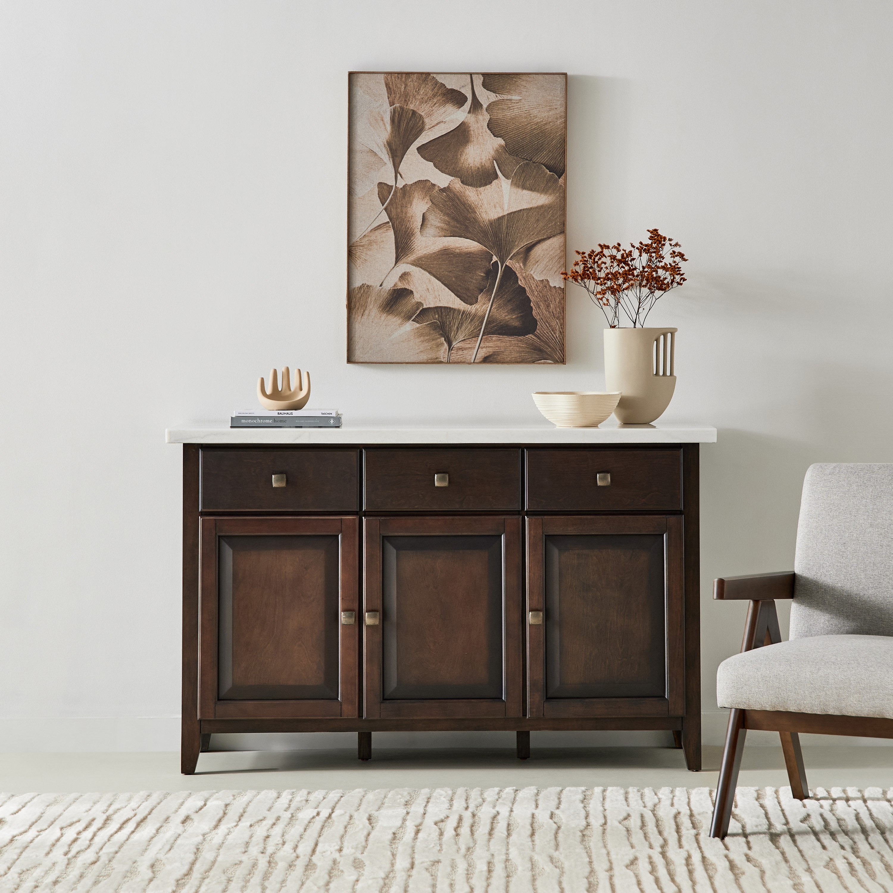 Orlando 3-Door Genuine Marble Top Sideboard with 3 Drawers-hbxfurniture-diningroom-buffetsandsideboards-image-10
