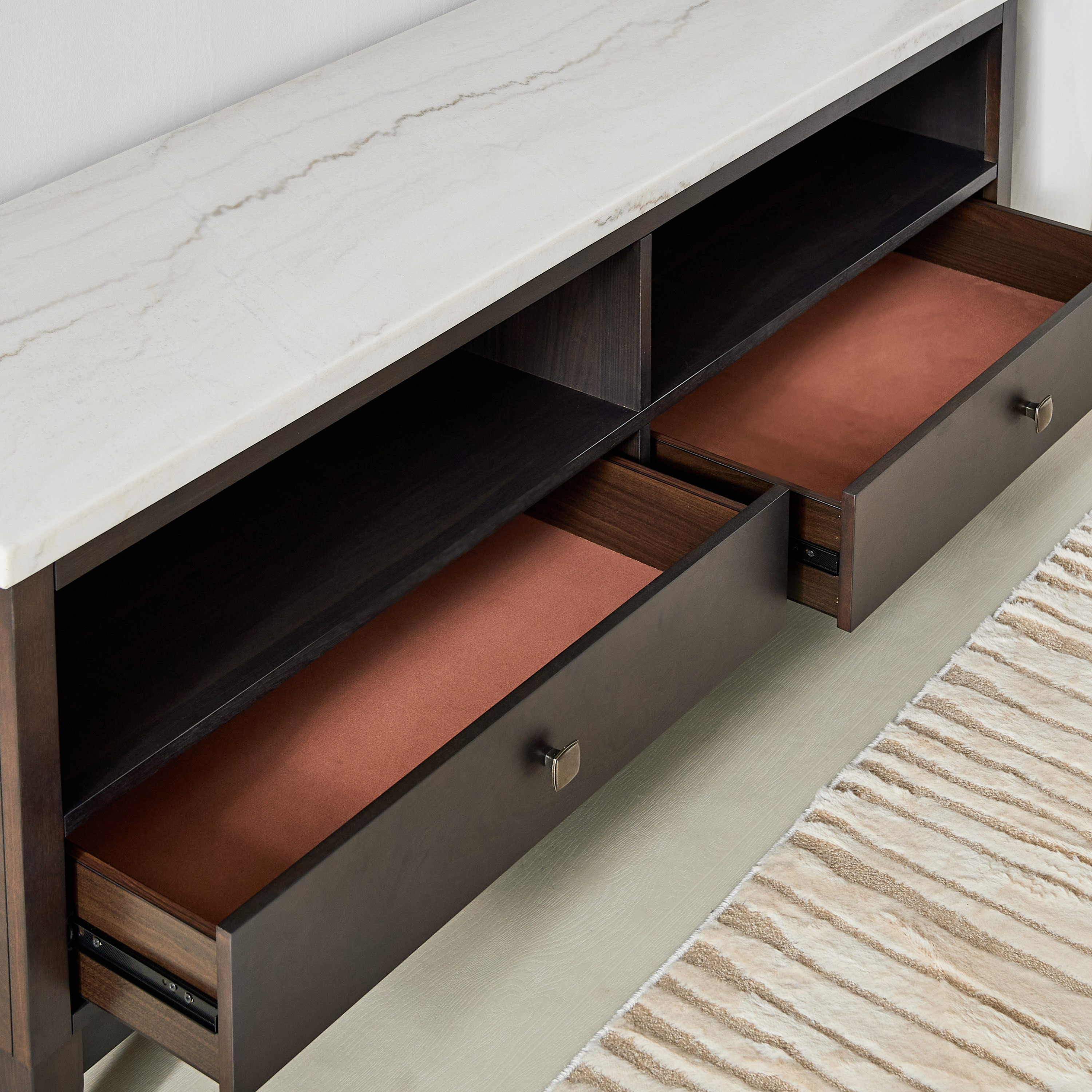 Orlando 1.6 Metre High TV Unit with Genuine Marble Top for TVs up to 70 inches-hbxlivingroom-mediaunitsandstorage-tvunits-image-4