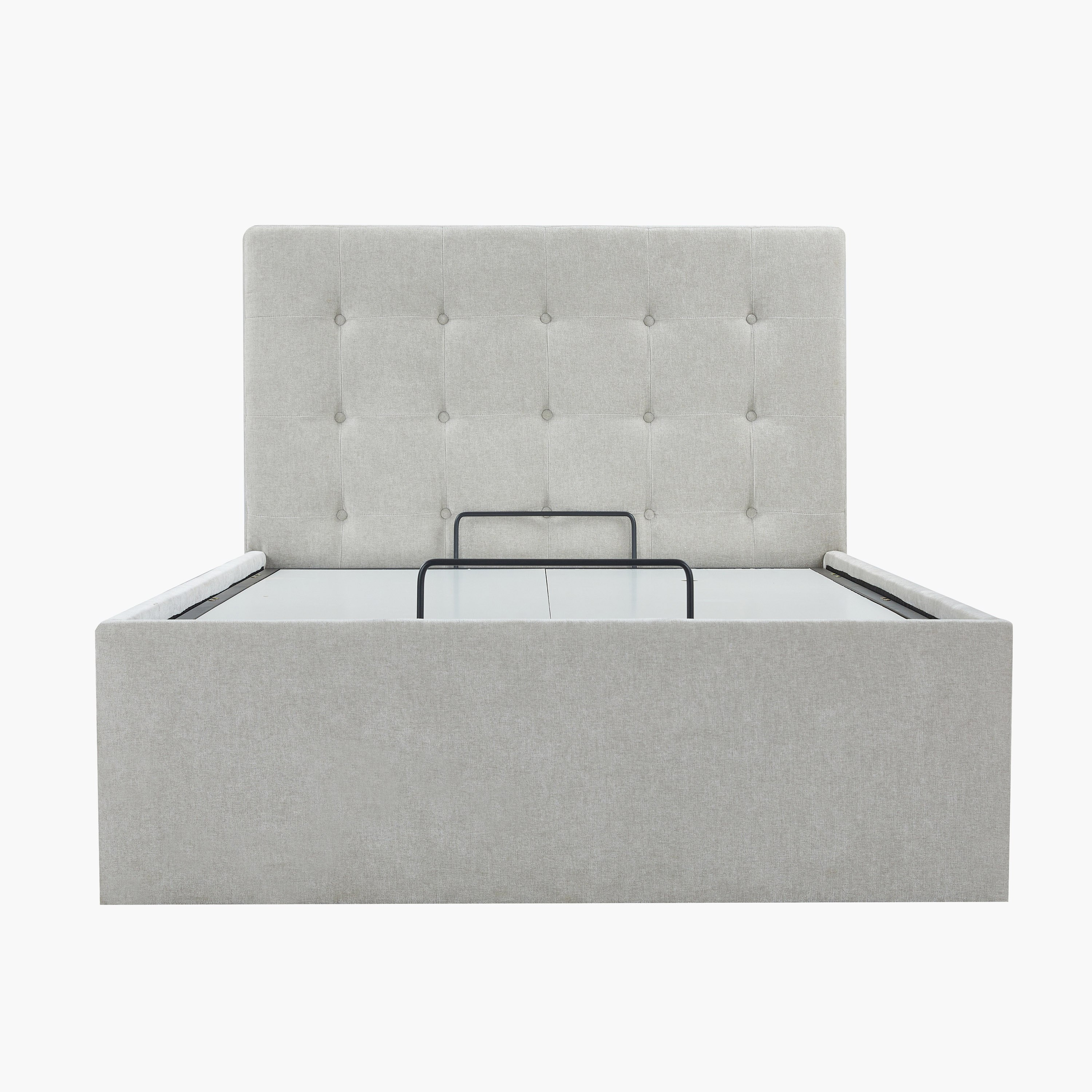سرير توين بمساحة تخزين هيدروليك ذكية من أورلاندو - 120x200 سم-hbxbedroom-bedsandbedsets-upholsteredbeds-twin-image-2