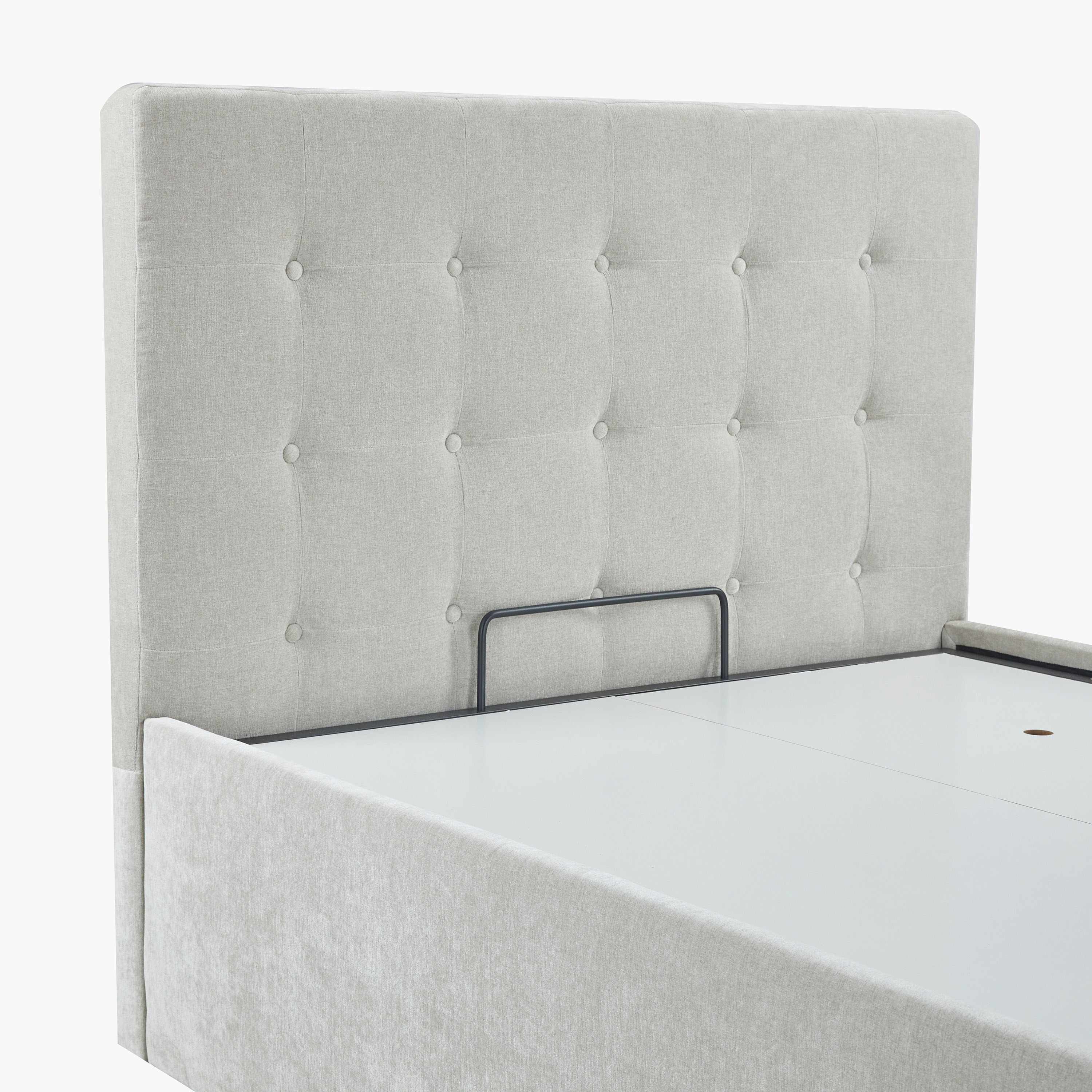 سرير توين بمساحة تخزين هيدروليك ذكية من أورلاندو - 120x200 سم-hbxbedroom-bedsandbedsets-upholsteredbeds-twin-image-5